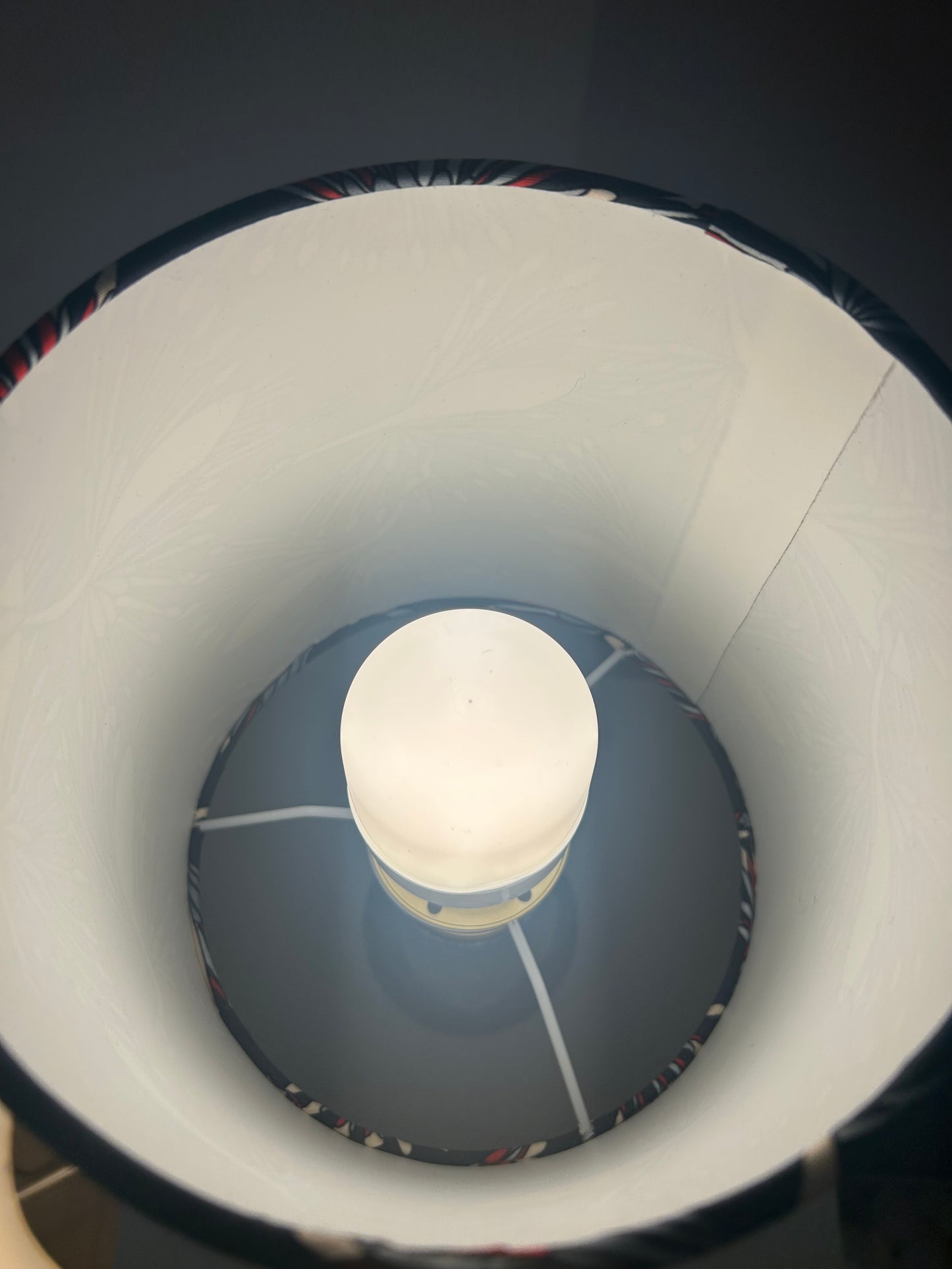 Scheurich Tischlampe mir Kranich-Motiv