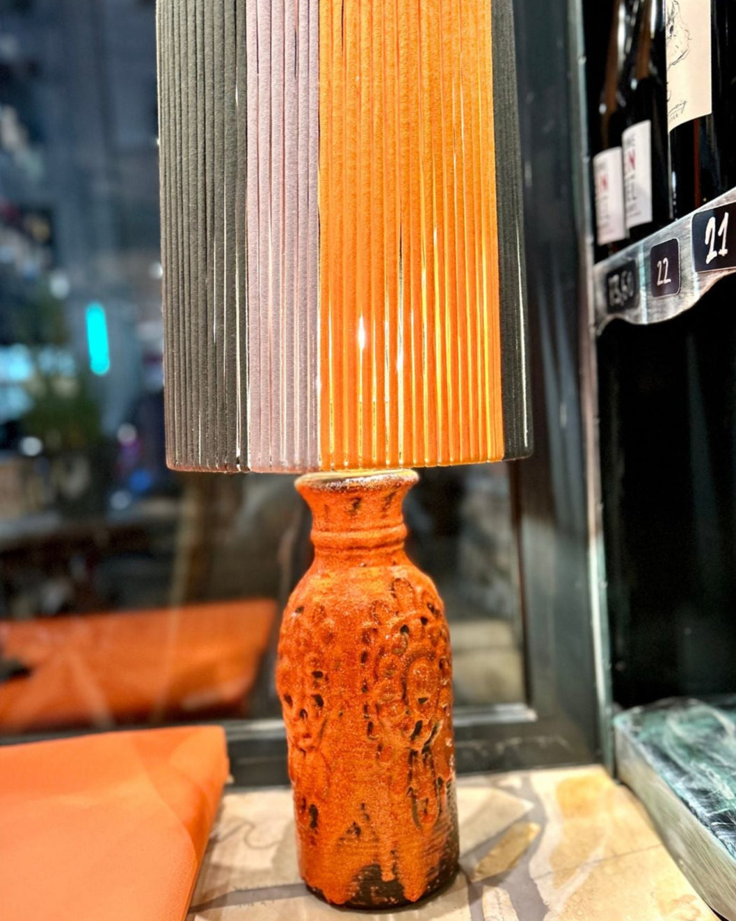 Große Tischlampe aus Vase von Carstens Tönnieshof - WGP