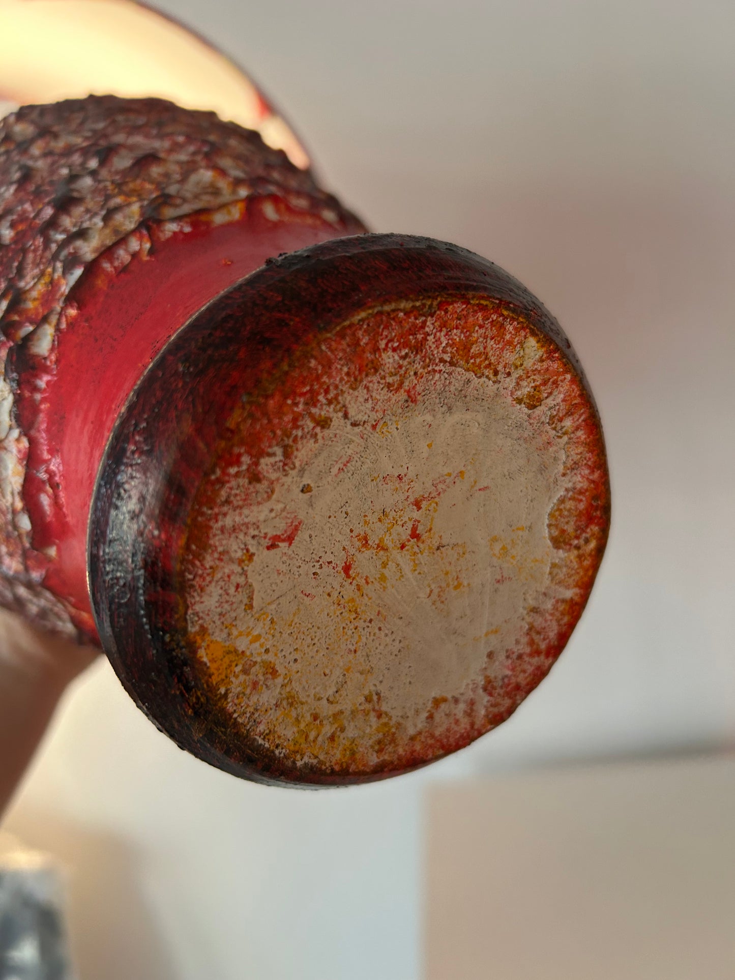 Brutalist Fat Lava Lamp with Dragon Shade
