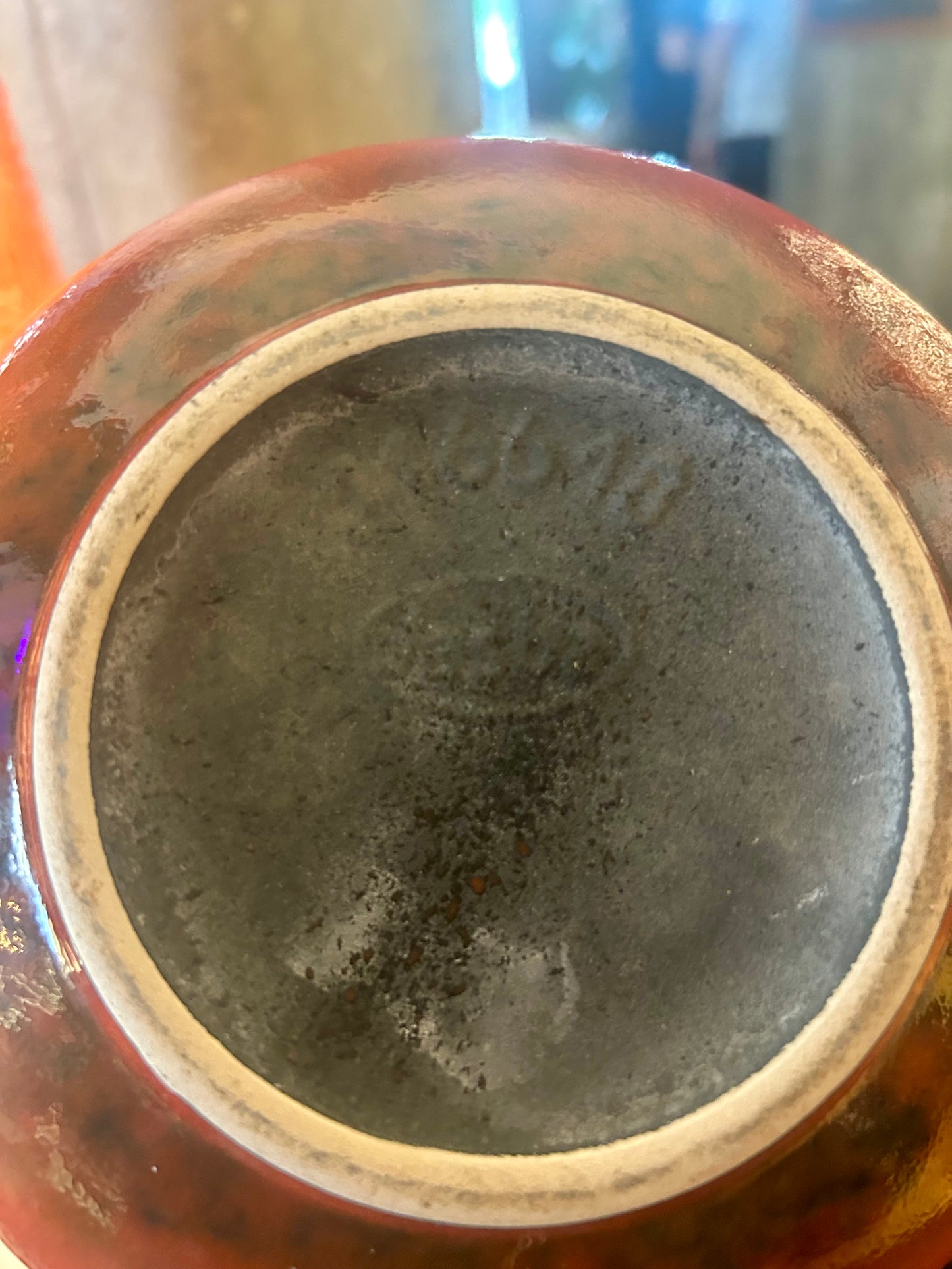 70er Jahre MCM Akzentlampe aus Jasba Vase