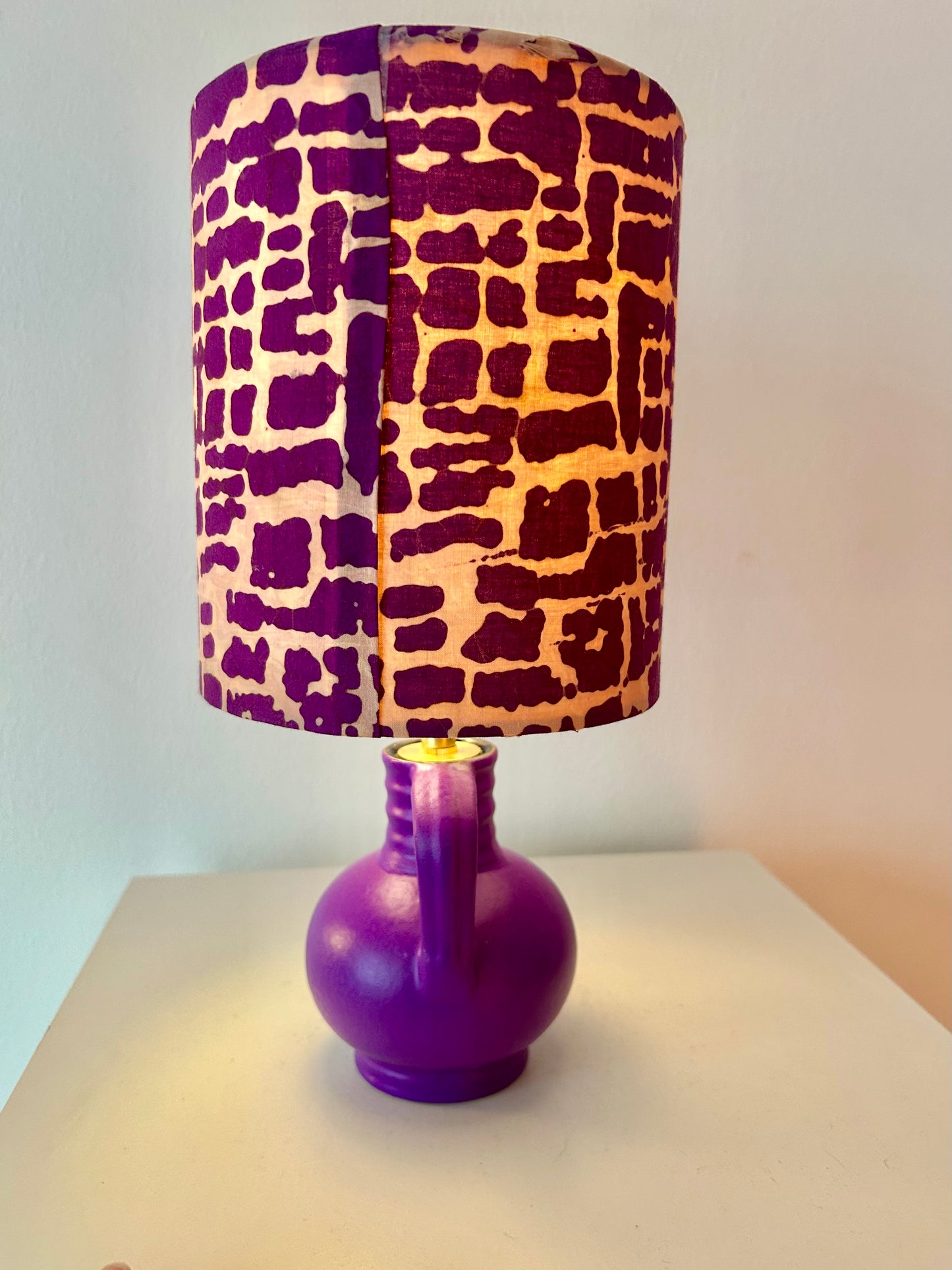 Rare Marei vase as a cordless table lamp