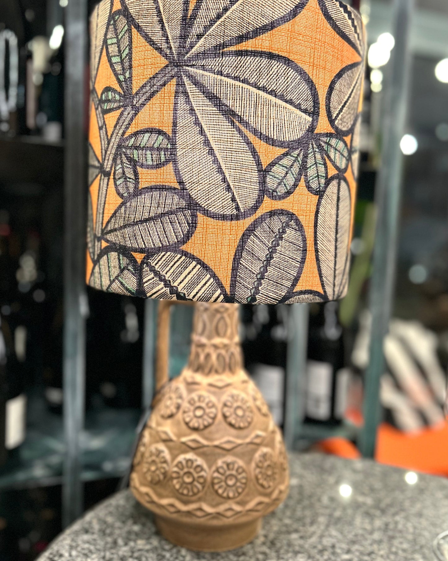 Kabellose Vasenlampe aus Vintage Bay Vase