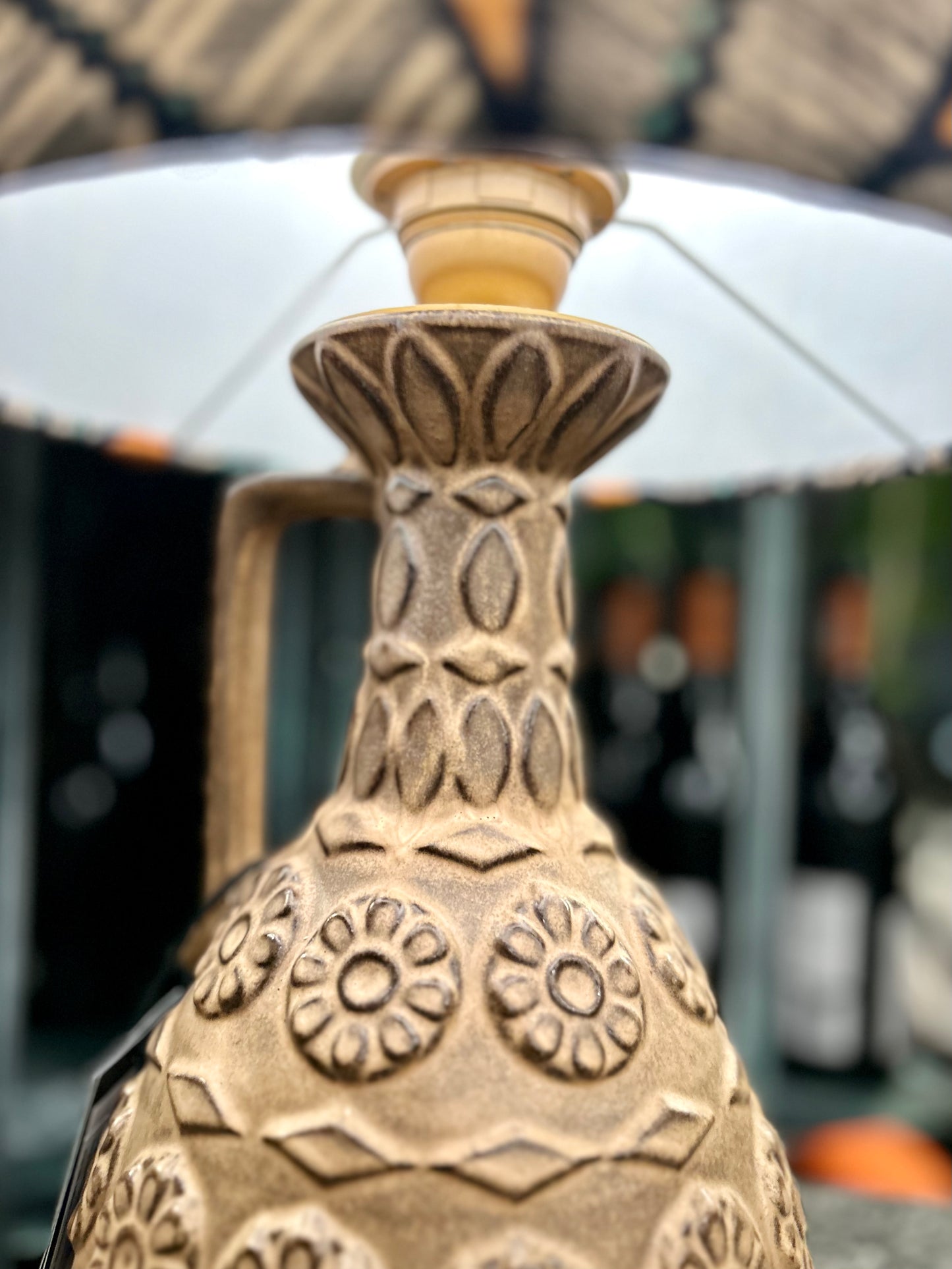 Kabellose Vasenlampe aus Vintage Bay Vase