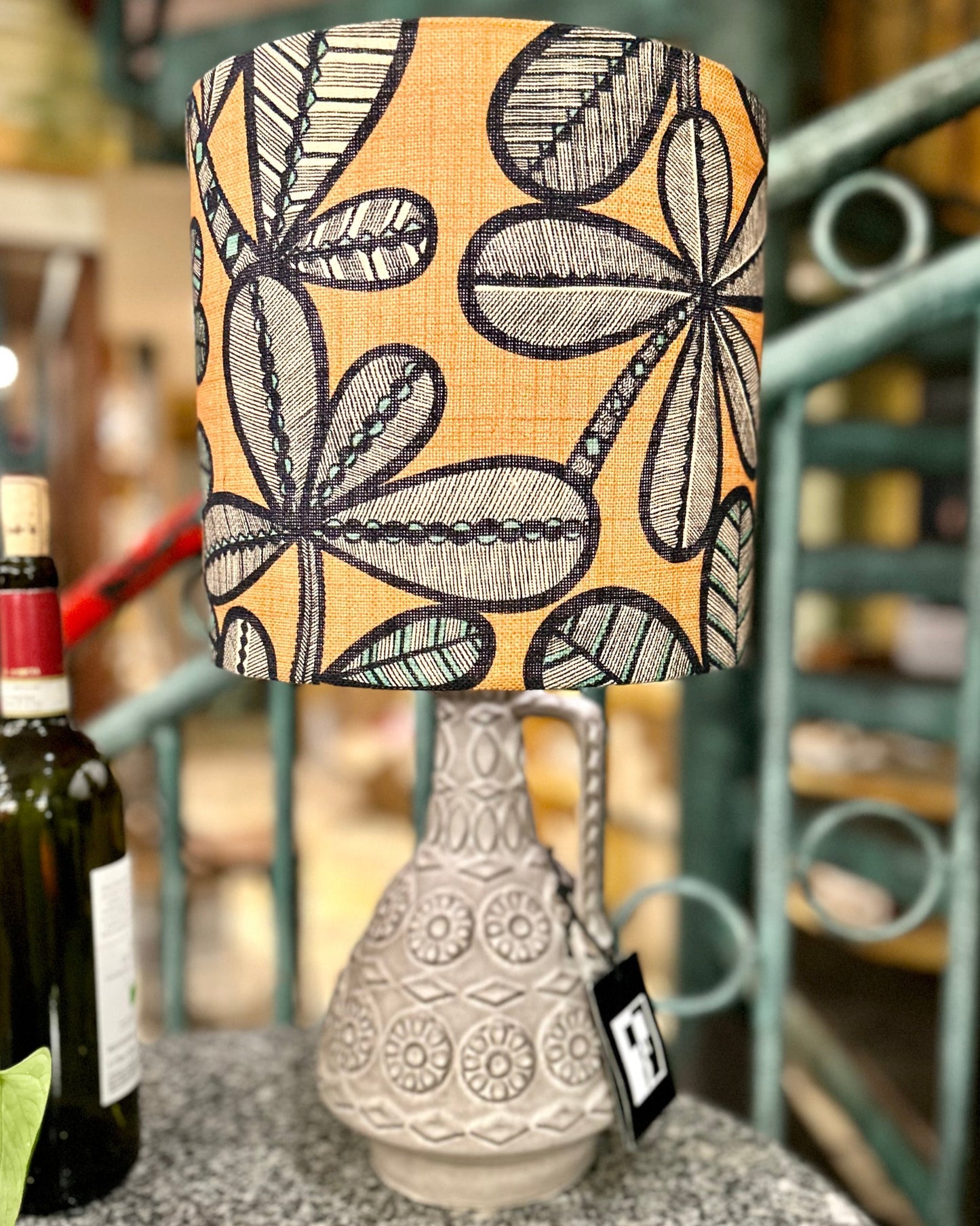Kabellose Vasenlampe aus Vintage Bay Vase