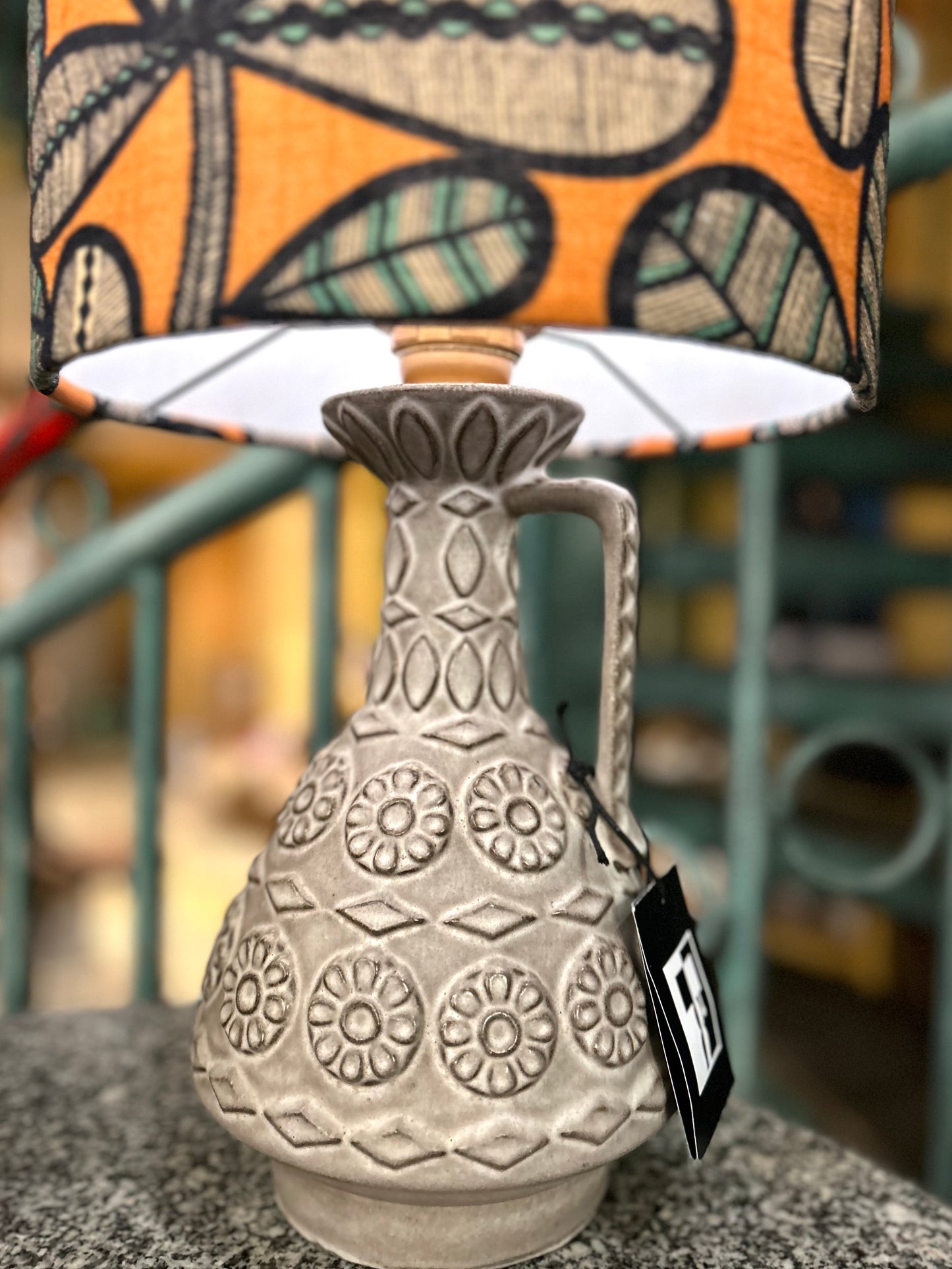 Kabellose Vasenlampe aus Vintage Bay Vase
