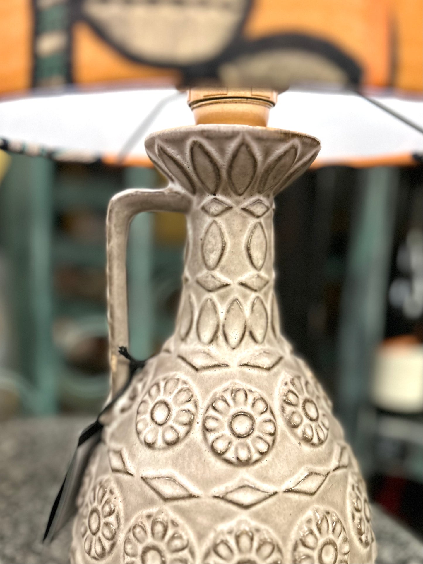 Kabellose Vasenlampe aus Vintage Bay Vase
