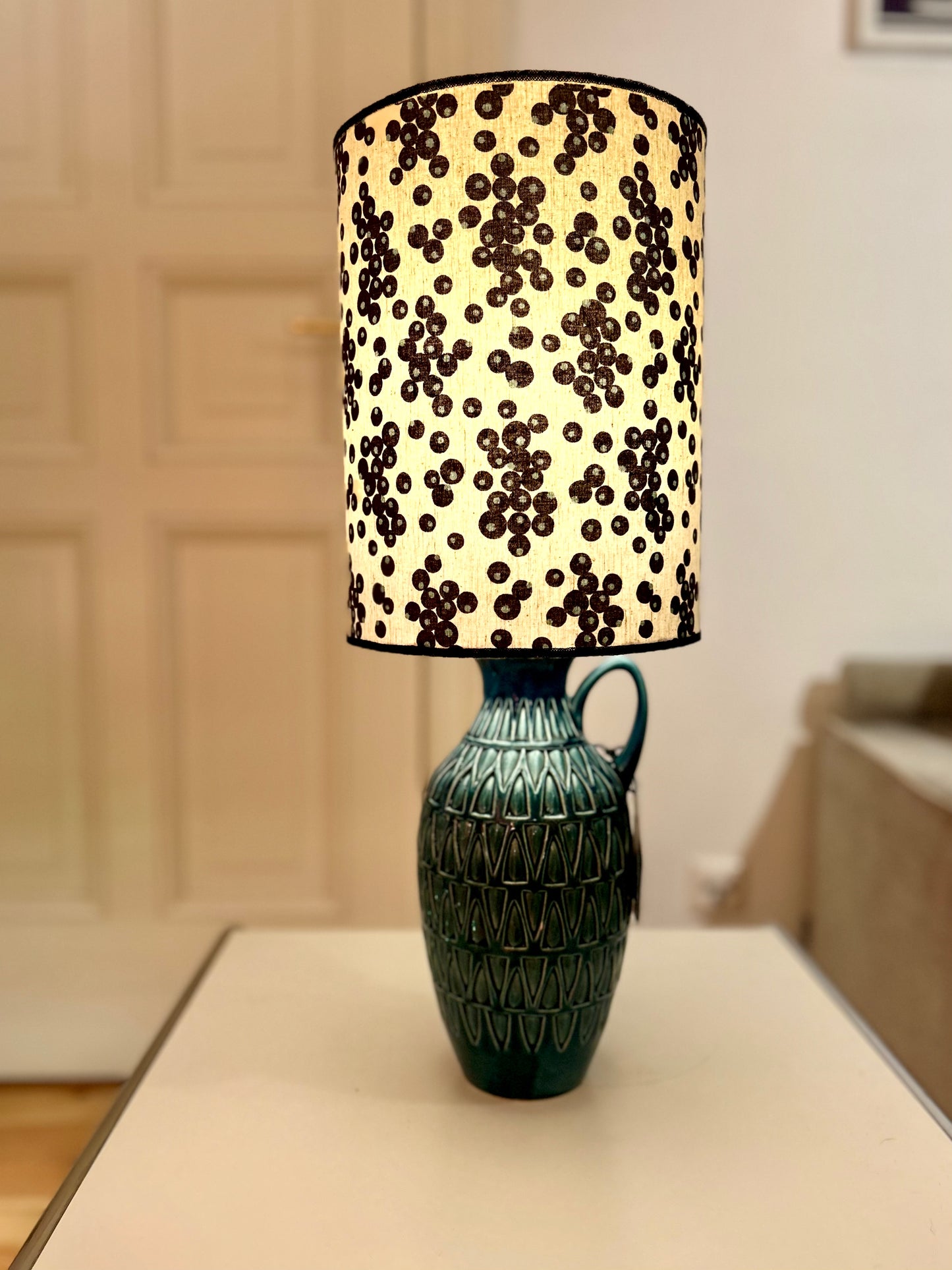 Kabellose Mid Century Lampe für Wohnzimmer, Balkon oder Garten