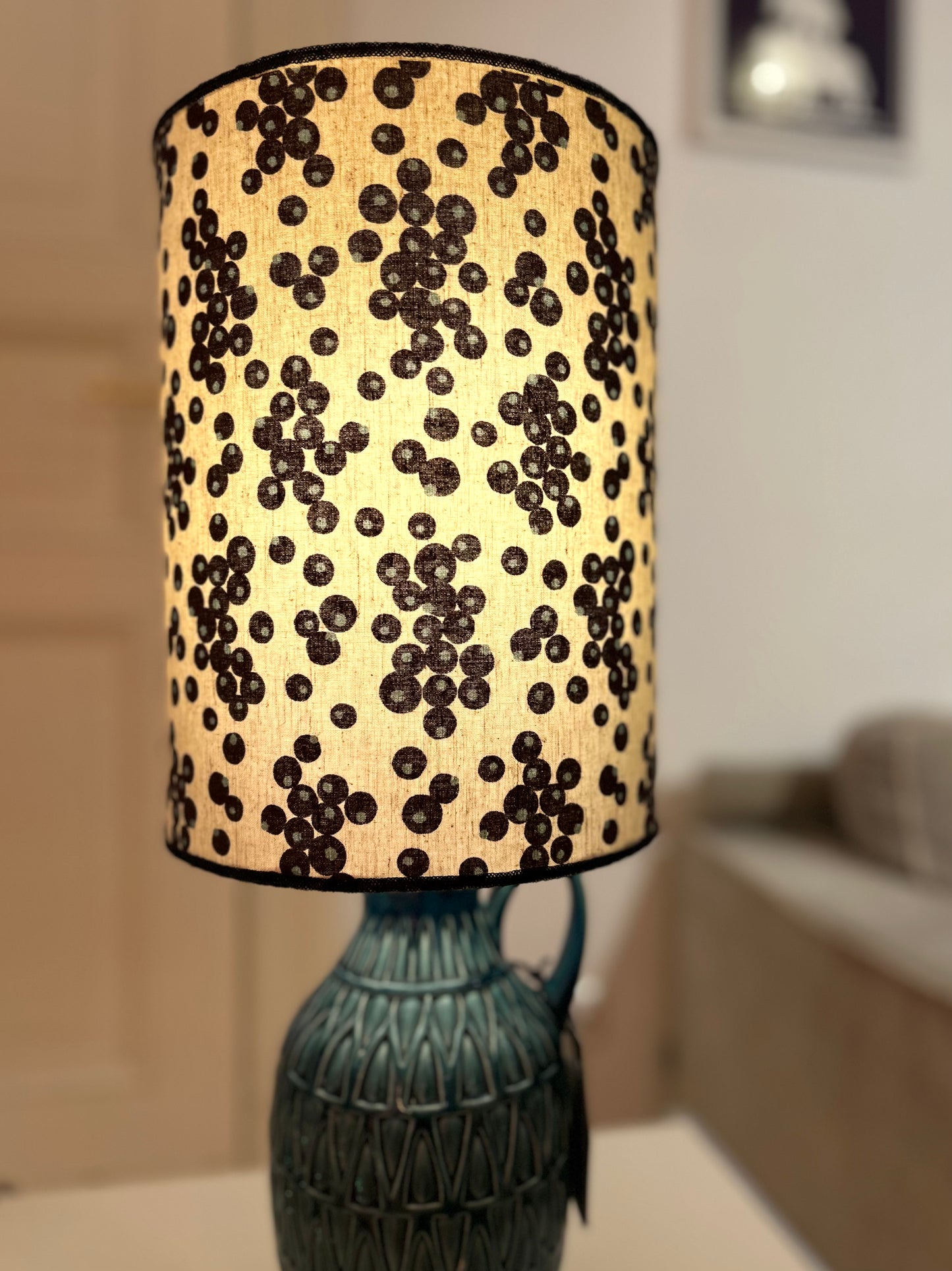 Kabellose Mid Century Lampe für Wohnzimmer, Balkon oder Garten