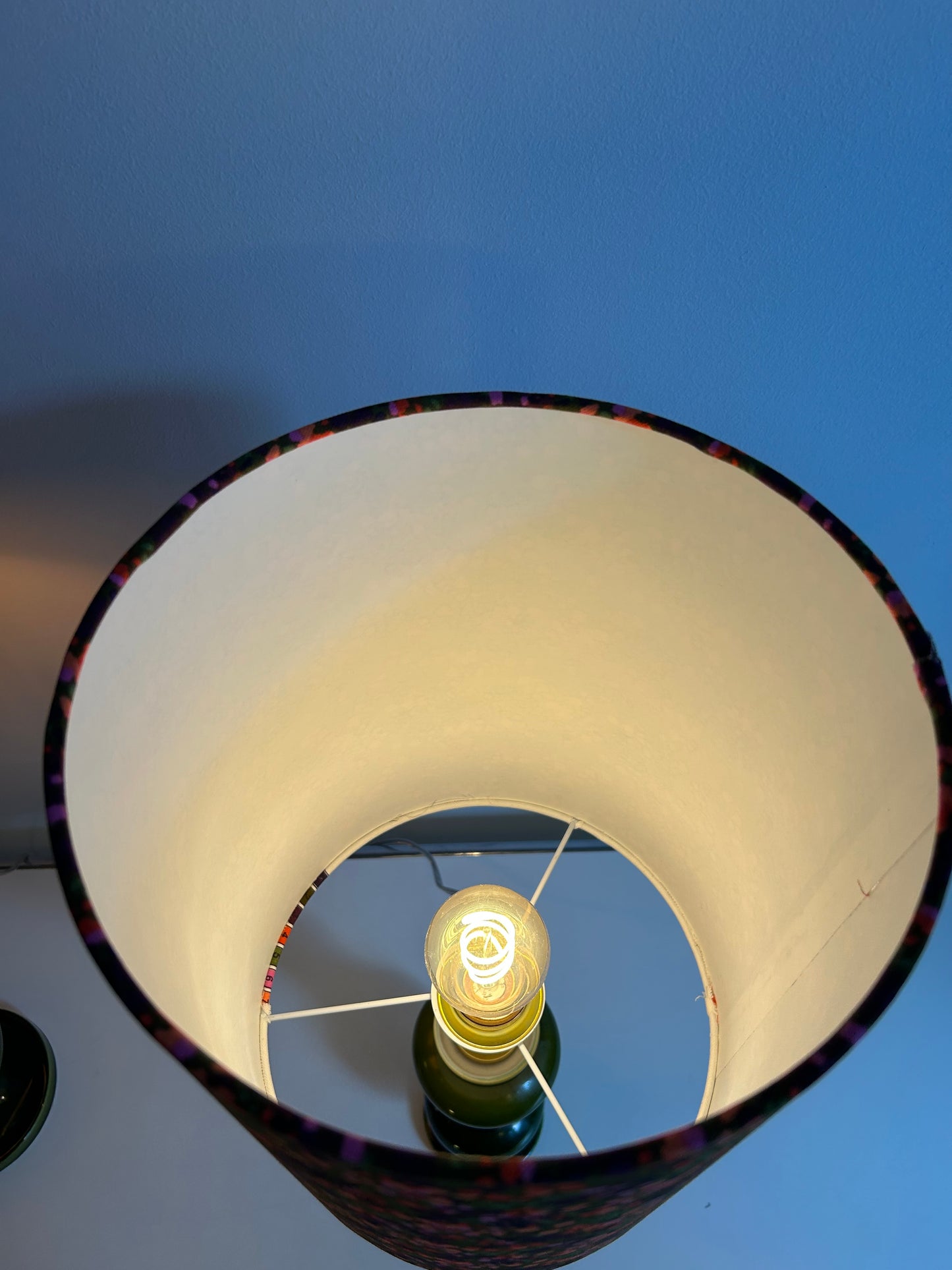 Upcycled Stehlampen aus 60er Jahren Wächtersbach Vasen - sehr selten
