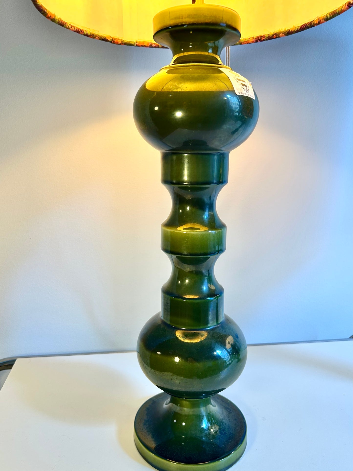 Upcycled Stehlampen aus 60er Jahren Wächtersbach Vasen - sehr selten