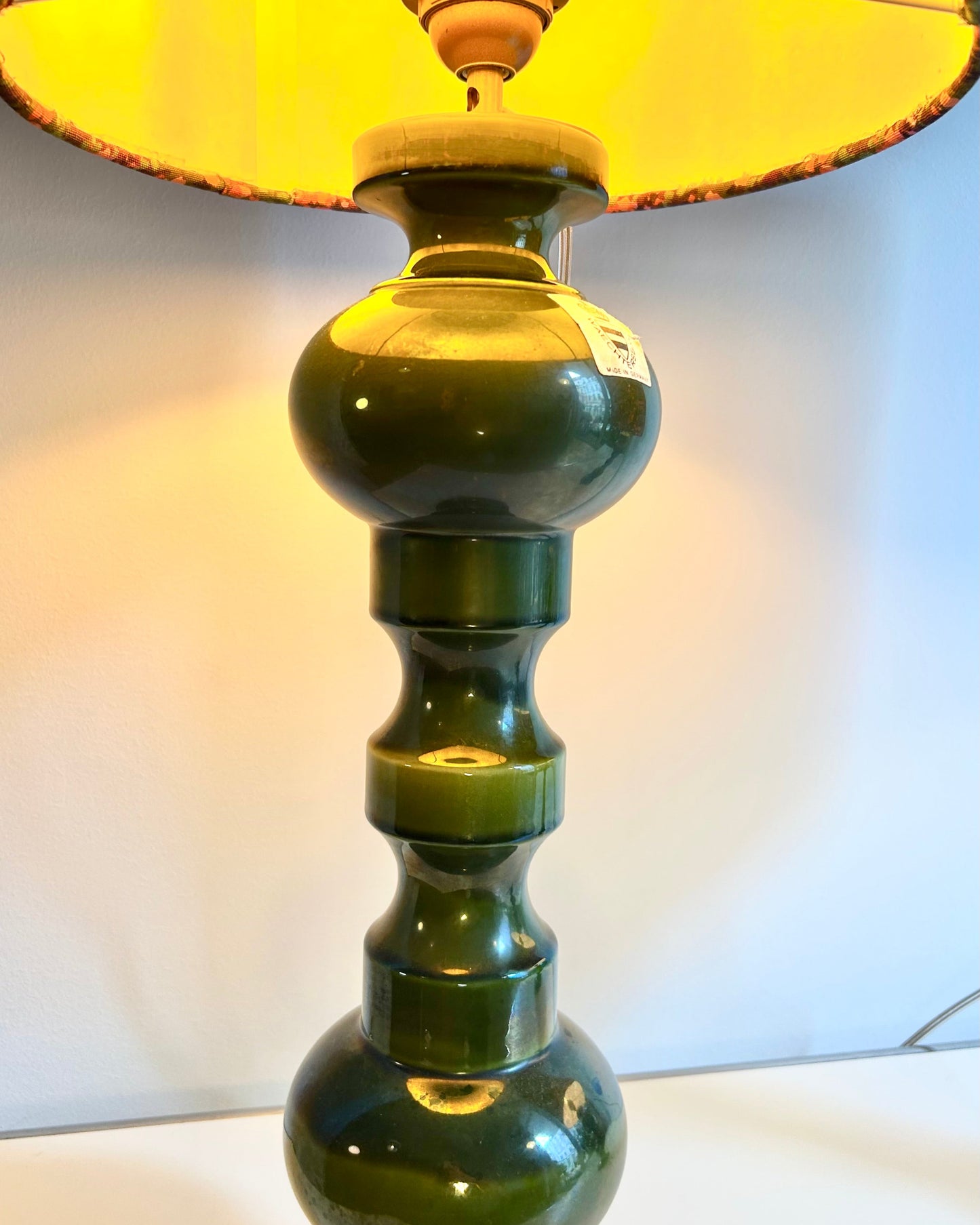 Vintage Wächtersbach Tischlampen aus seltenen Keramikvasen aufgebaut - Mid Century Modern