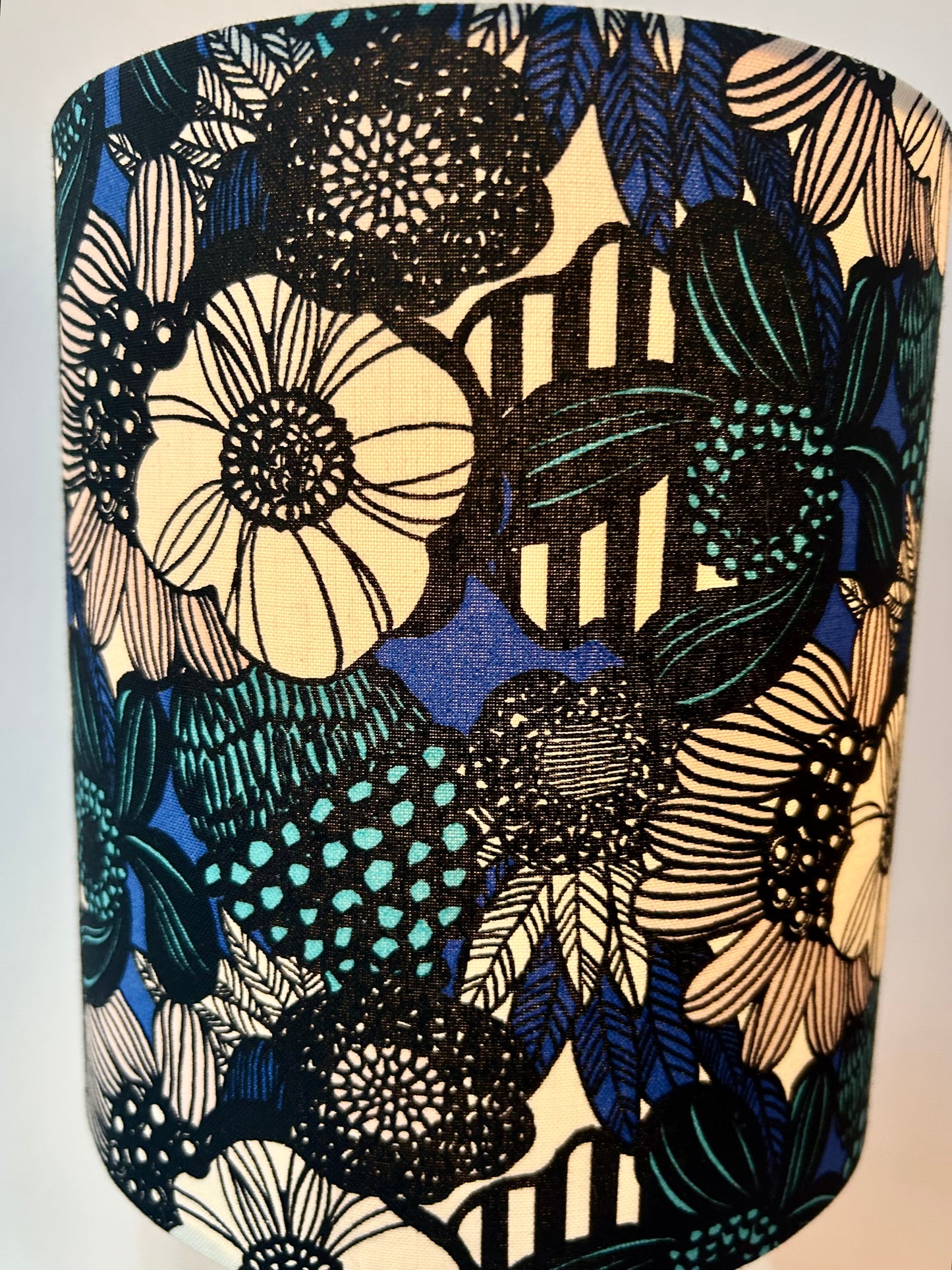 Kleine kabellose Lampe upgecycelt aus Vintage Bodo Mans Vase