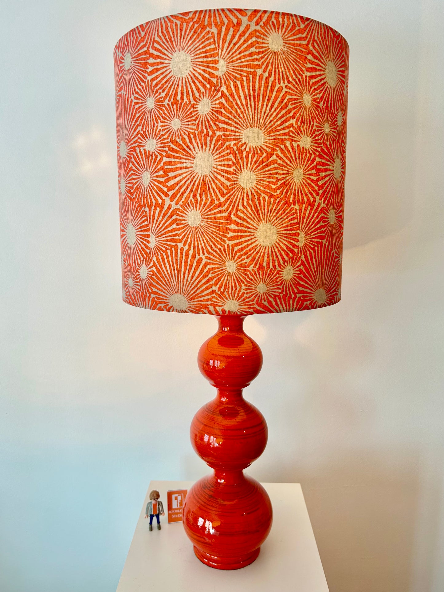 Space Age Stehlampe von Kaiser Leuchten mit neuem Schirm