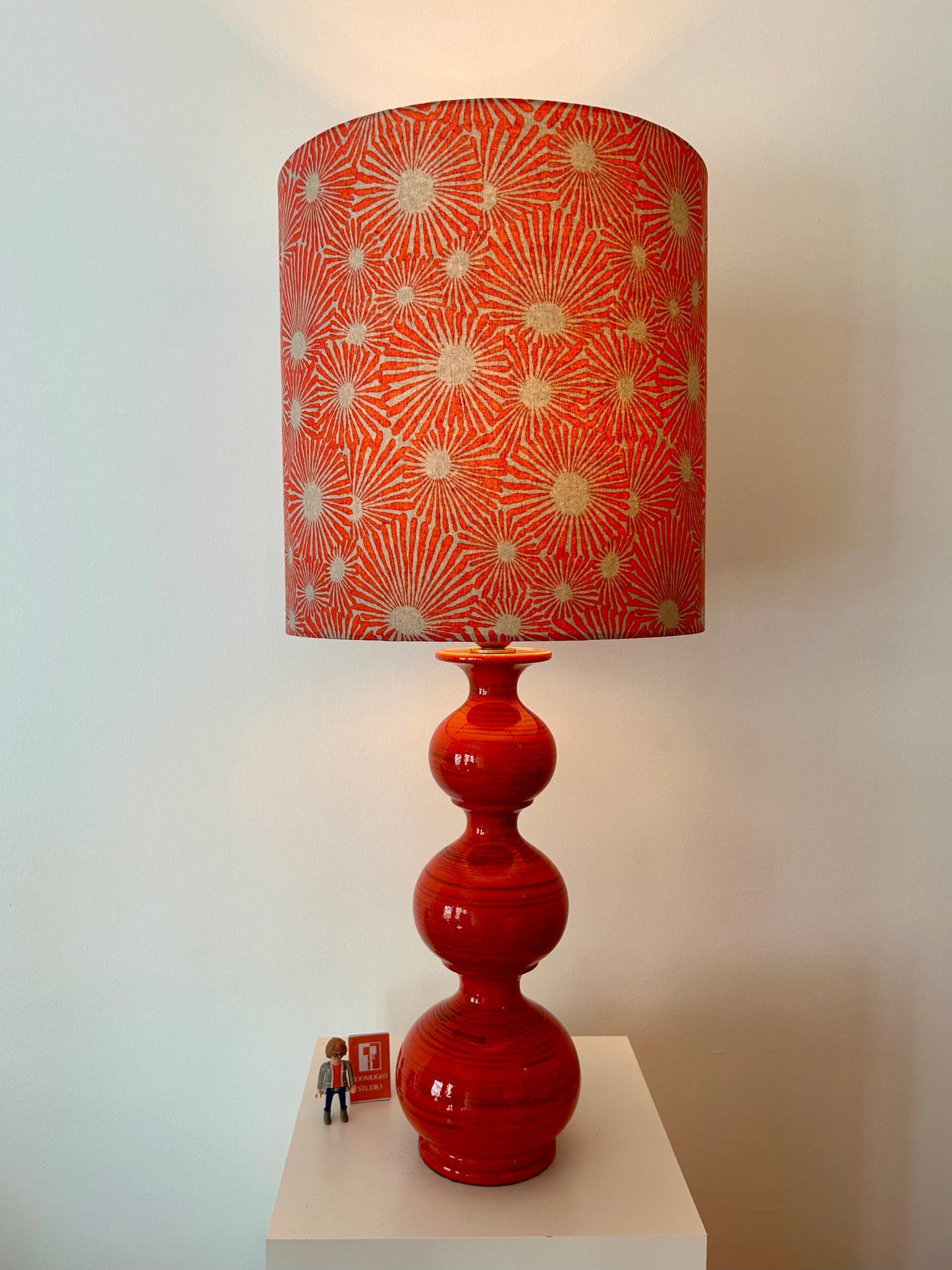 Space Age Stehlampe von Kaiser Leuchten mit neuem Schirm