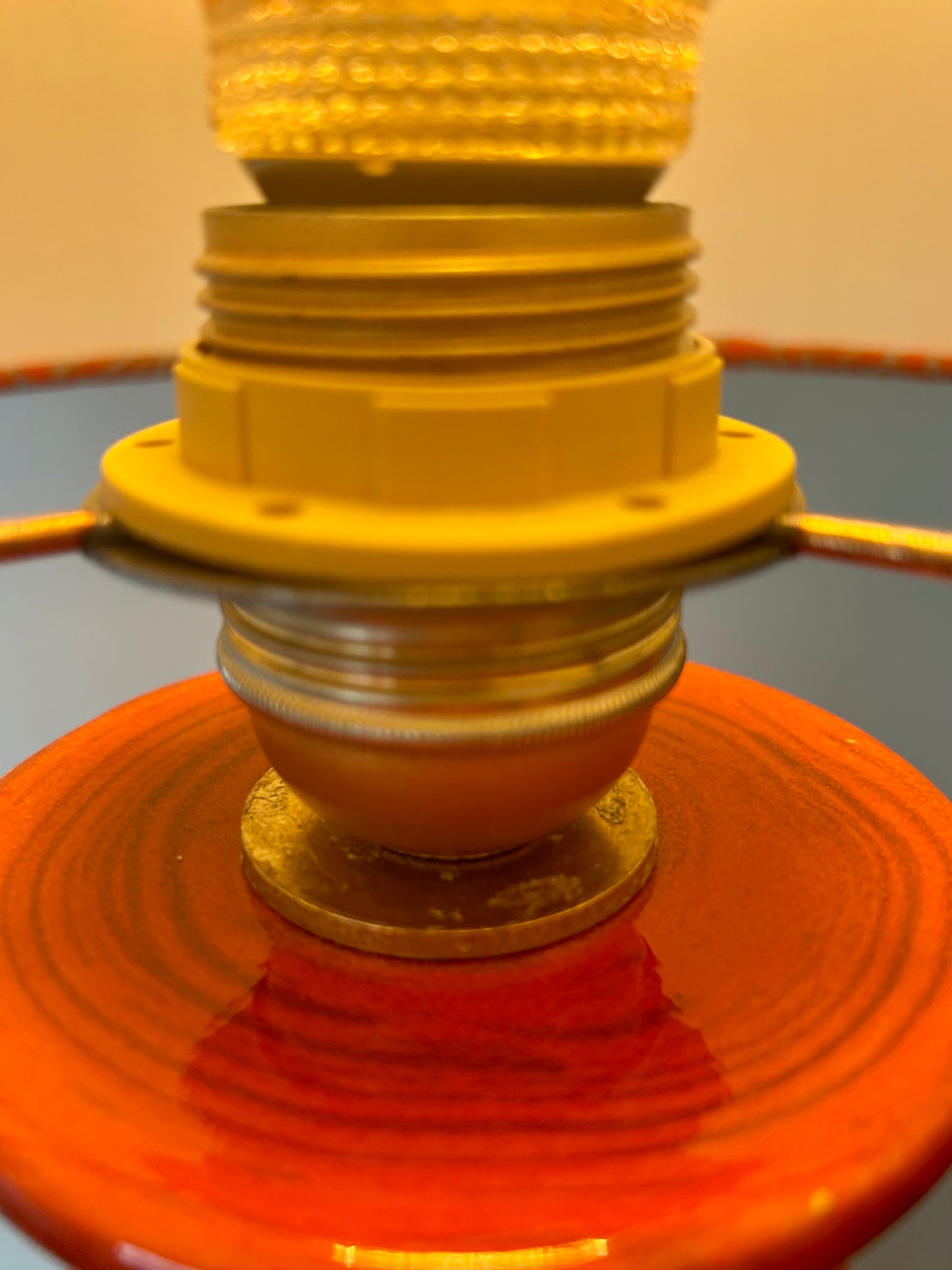 Space Age Stehlampe von Kaiser Leuchten mit neuem Schirm