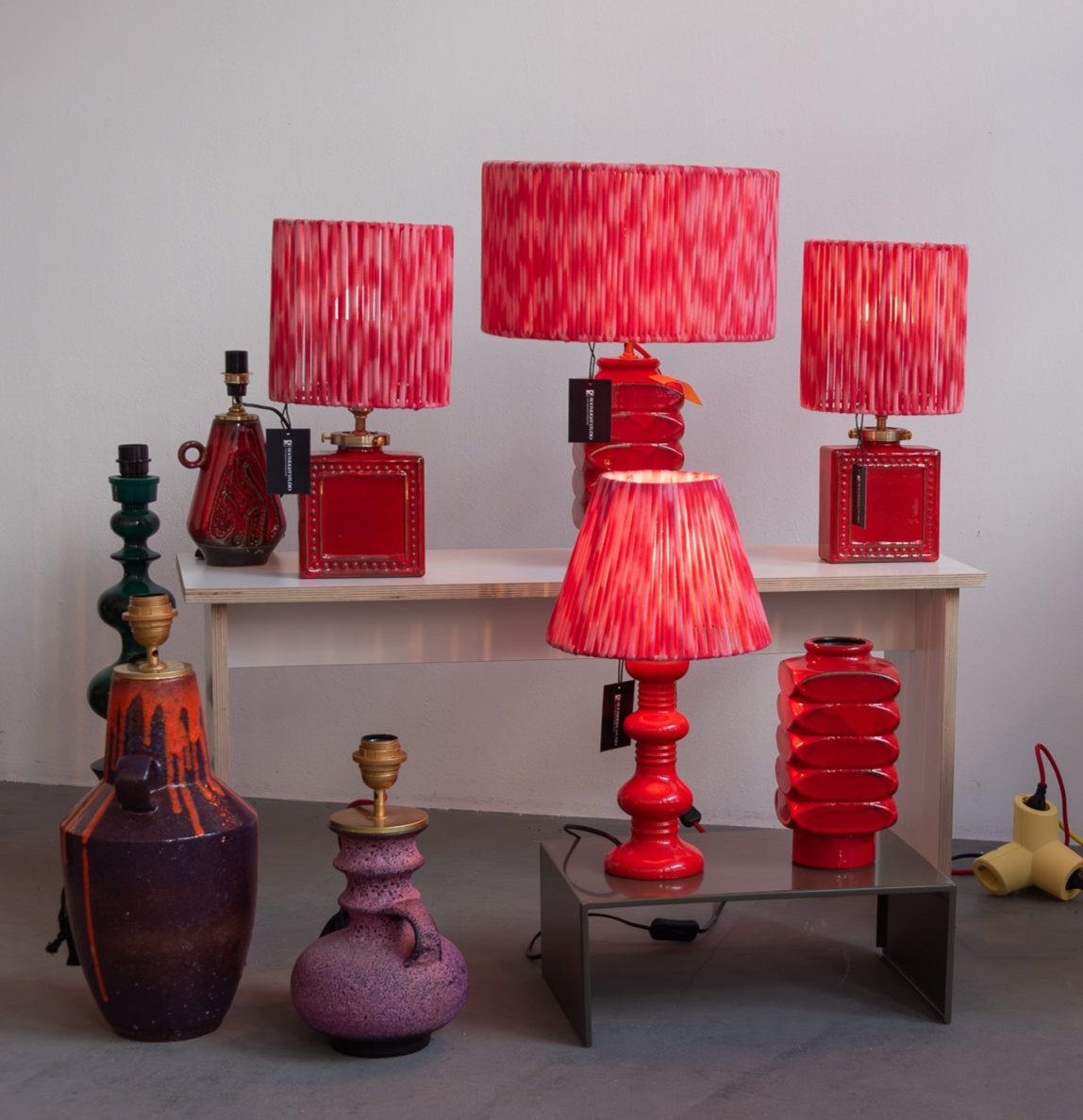 Kleine kabellose Lampe aus Villeroy & Boch Vase