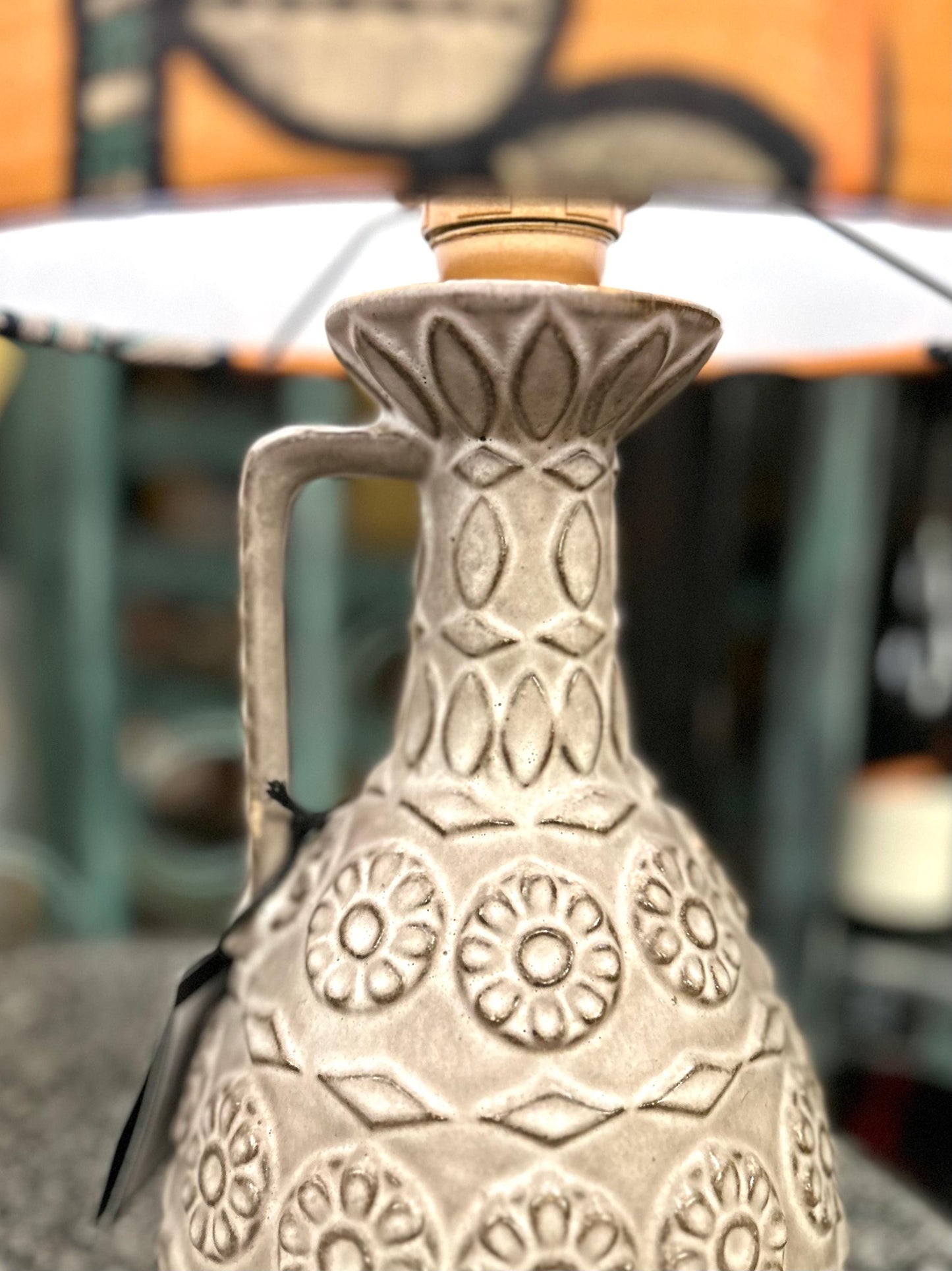 Kabellose Vasenlampe aus Vintage Bay Vase