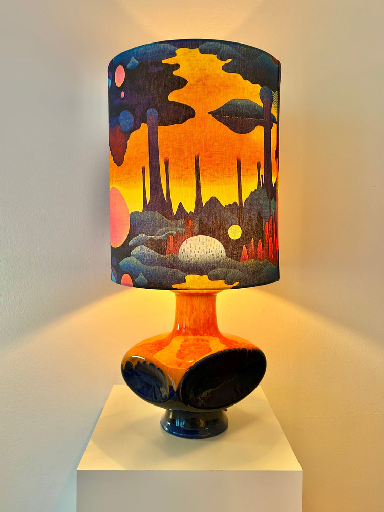 Große Tischlampe aus tschechischer Manufaktur
