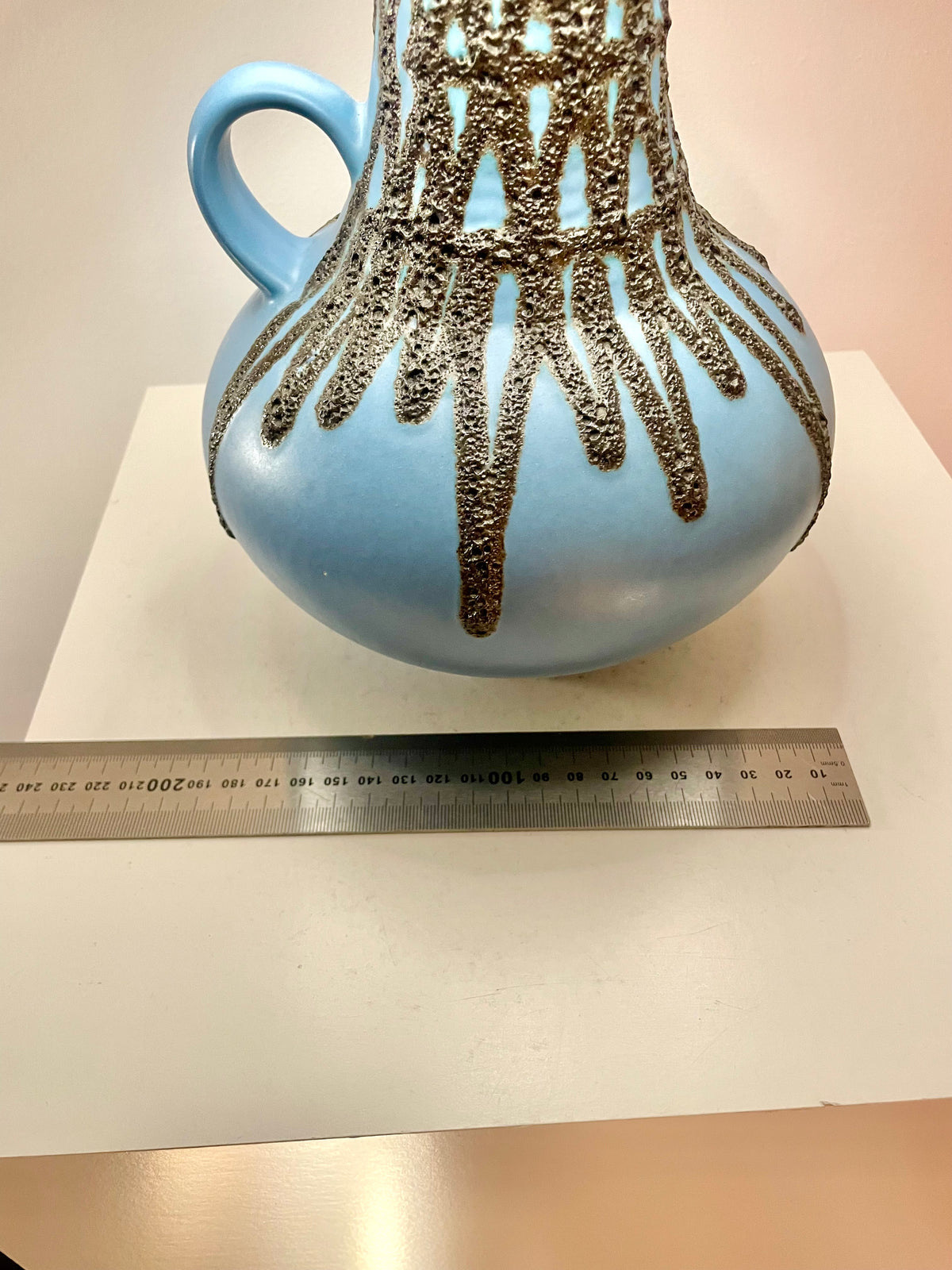 The Archive Collection: Kabellose Fohr Vasenlampe mit Lampenschirm aus Liberty-Reprint „Prospect Road“