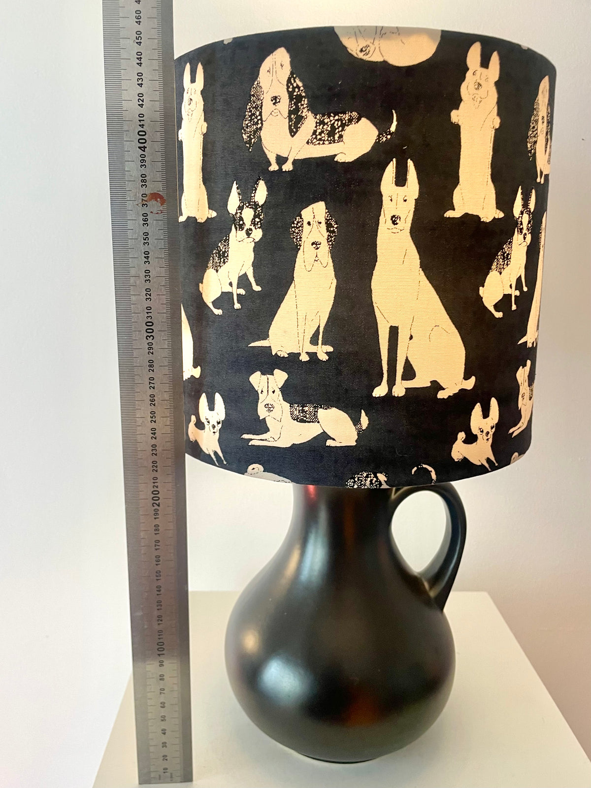 Upgecykelte Tischlampe Original Dümler & Breiden Vase - 60er Jahre