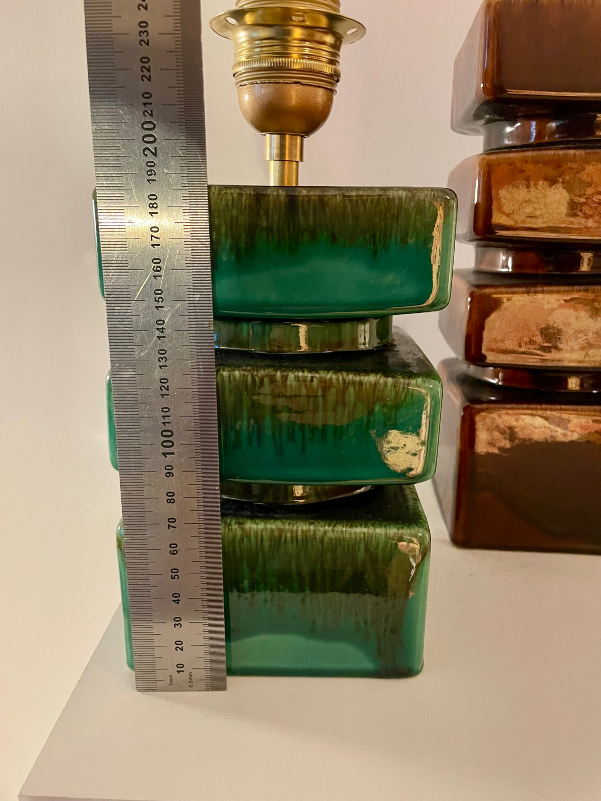 Cityscape Collection – Mittelgroße Steuler Vasenlampe von Cari Zalloni  - 46 cm