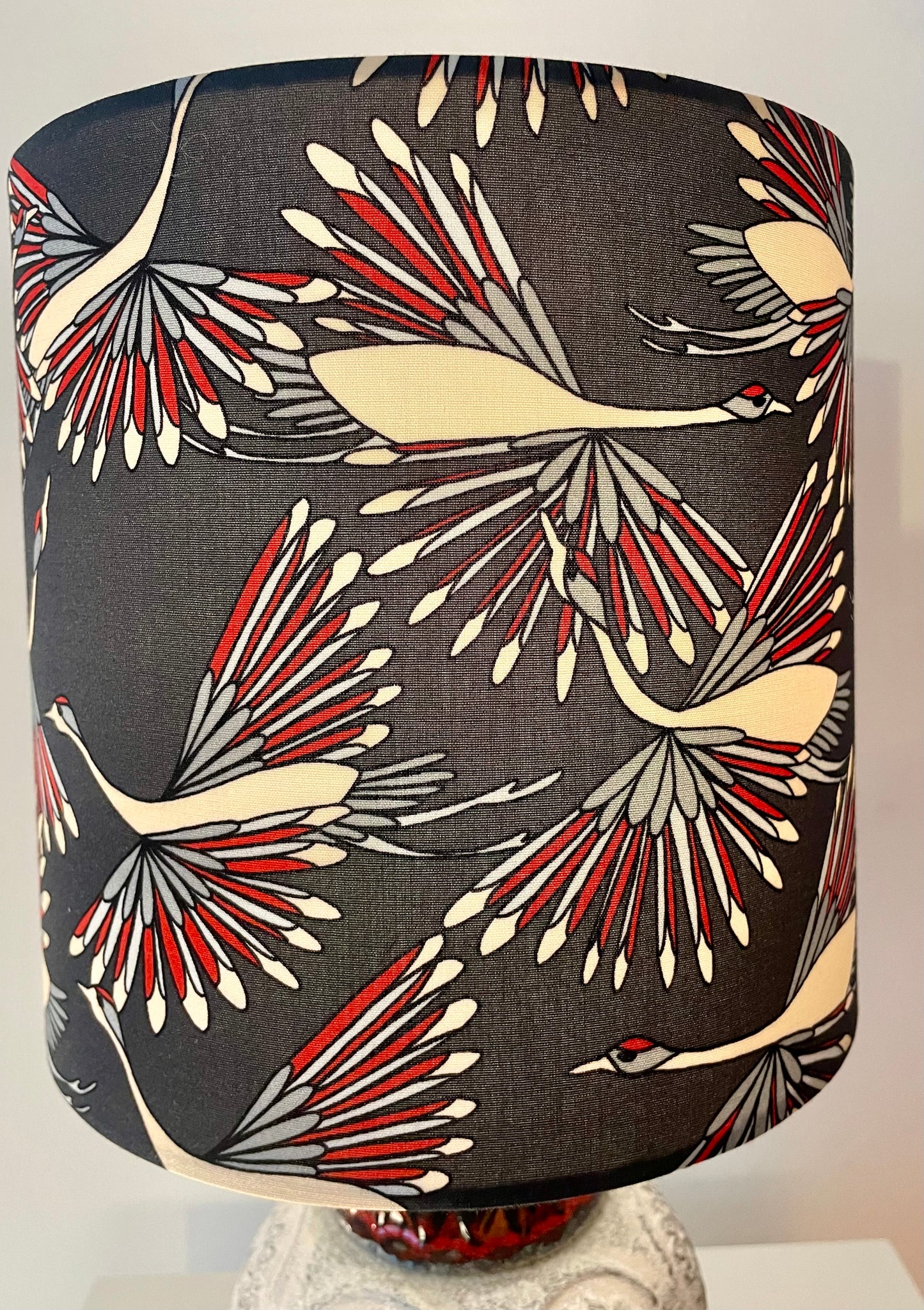 Kabellose Tischlampe 60er Jahre aus Bay Keramik Vase - Design Bodo Mans