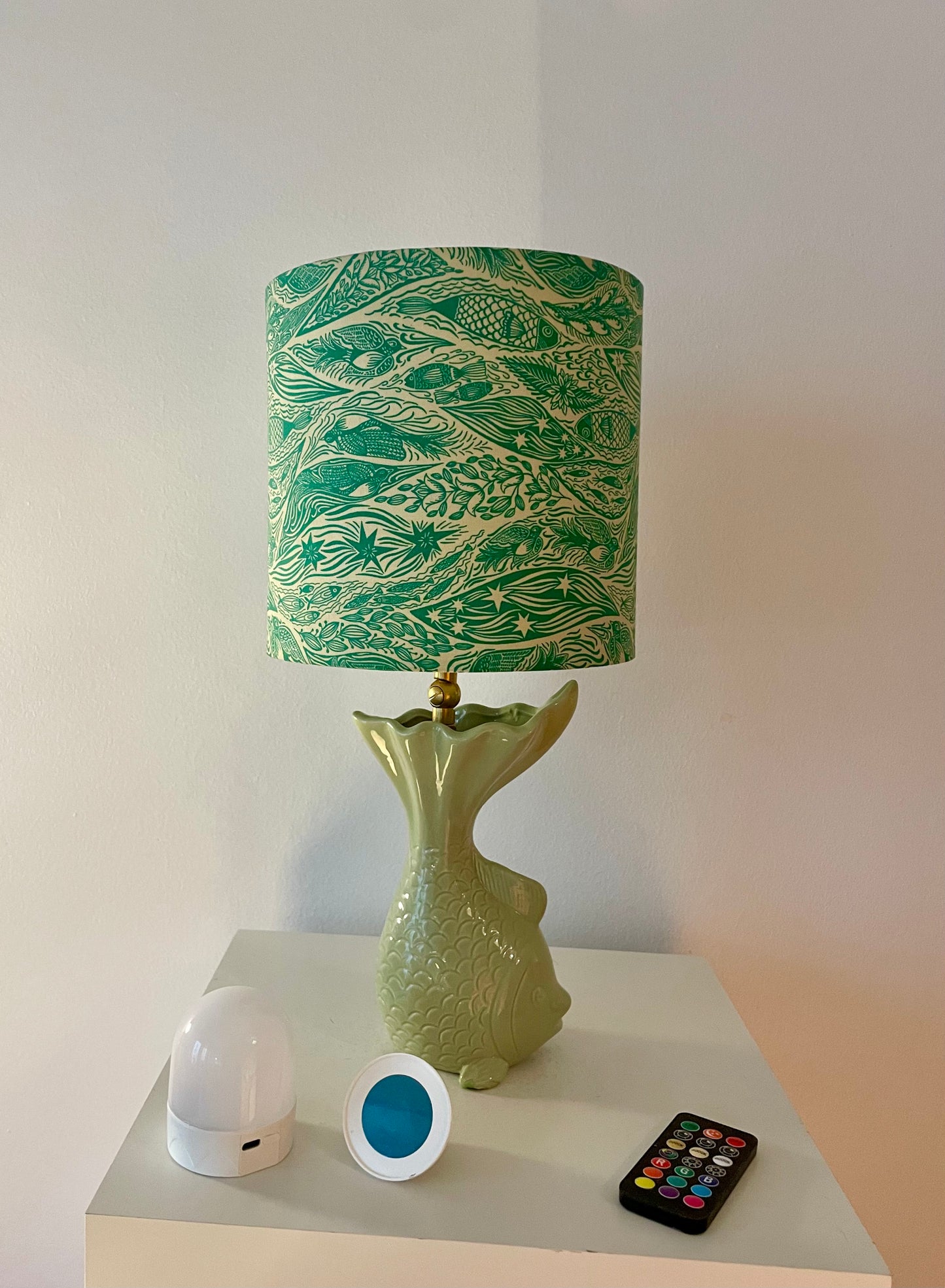 Handliche Fischlampe - kabellos - Outdoor-geeignet