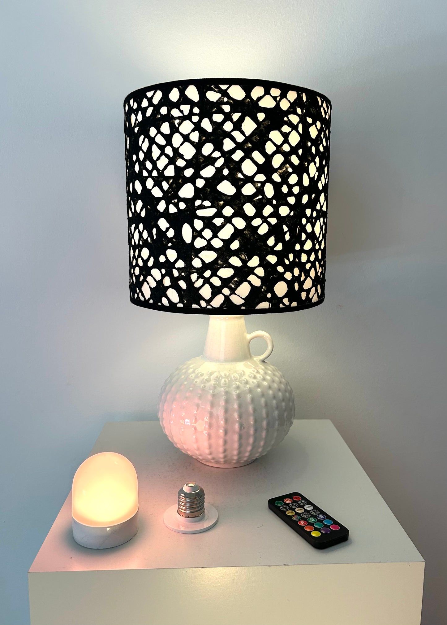 Rare Jasba table lamp with Japanese shade