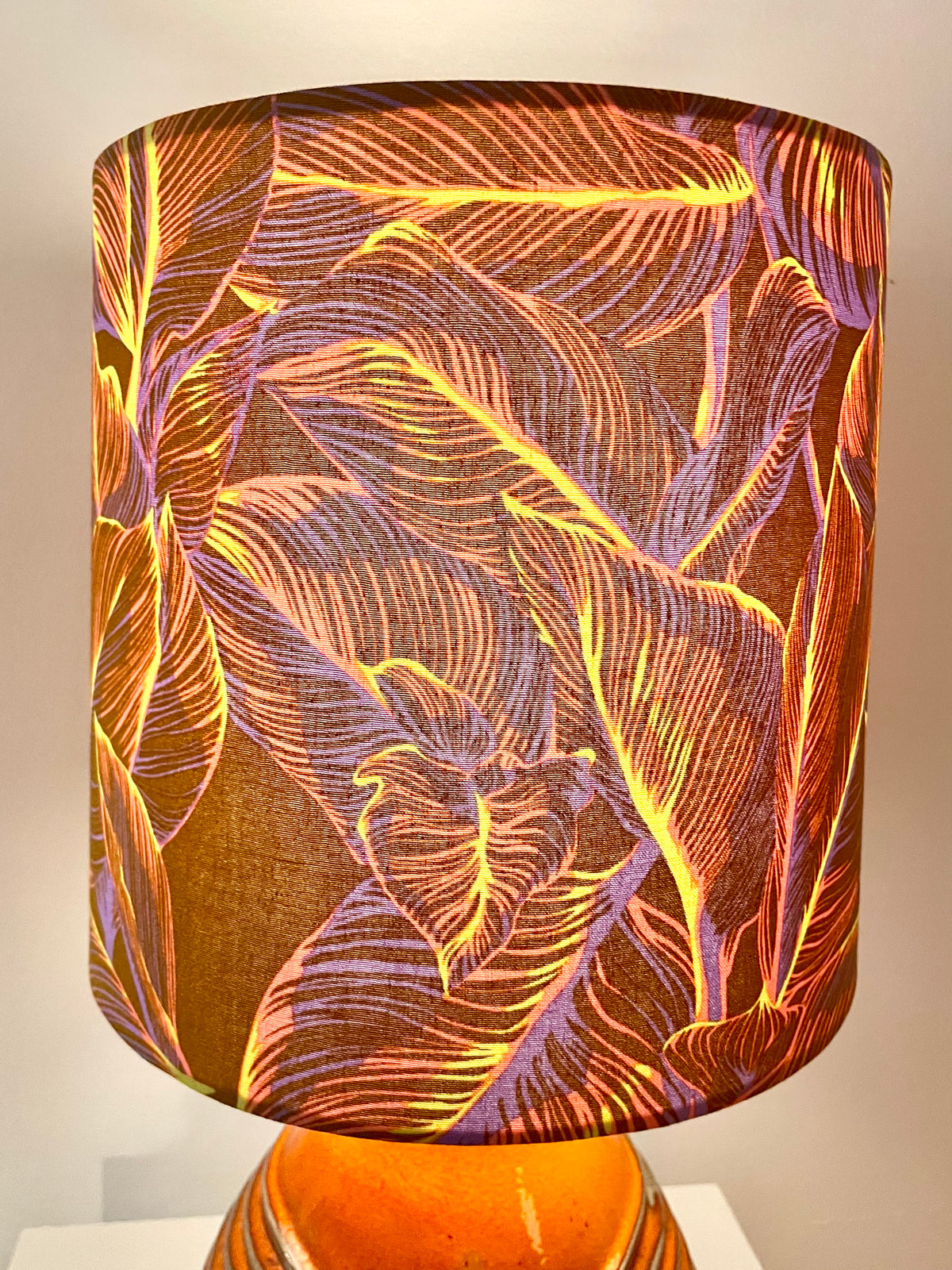 Upgecykelte Vasenlampe aus Cari Zalloni Vase von Fohr - West German Pottery