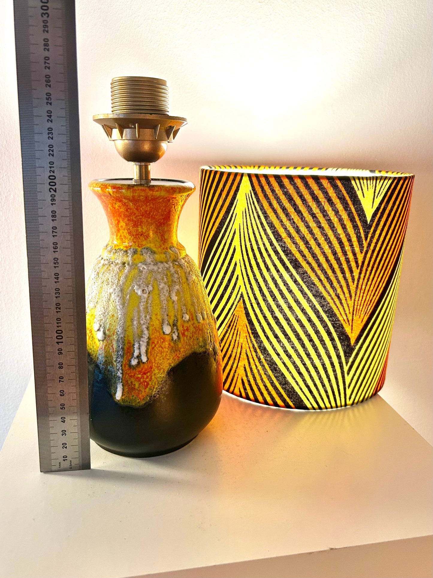 Fat Lava Bay Ceramic Lamp - Cordless LED Light