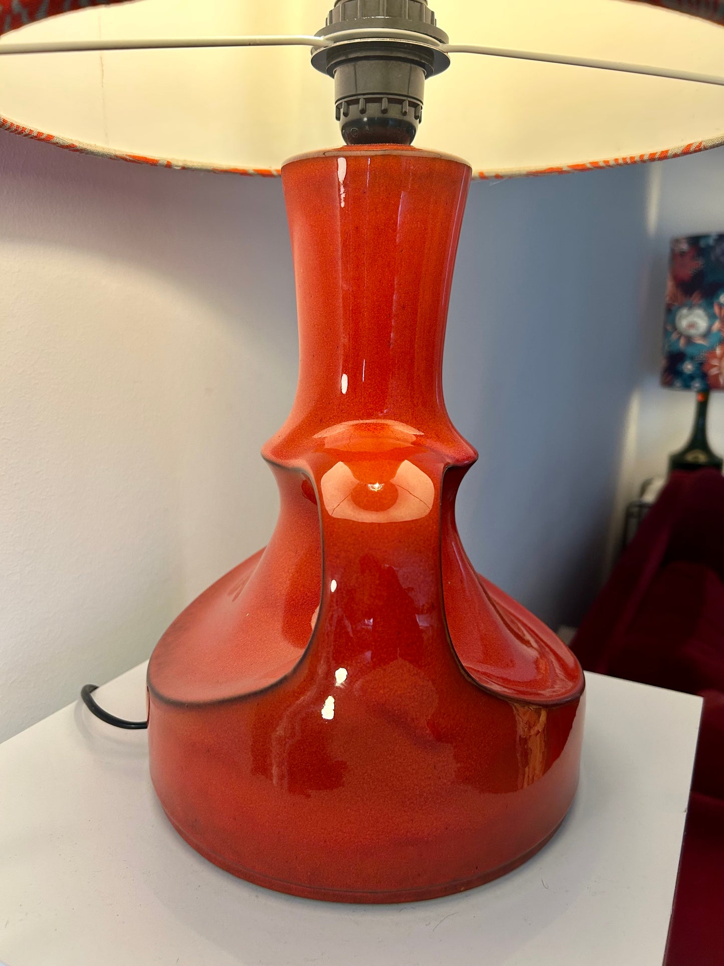 Rare 70s Design Lamp - Goebel - PAN Series - West German Pottery