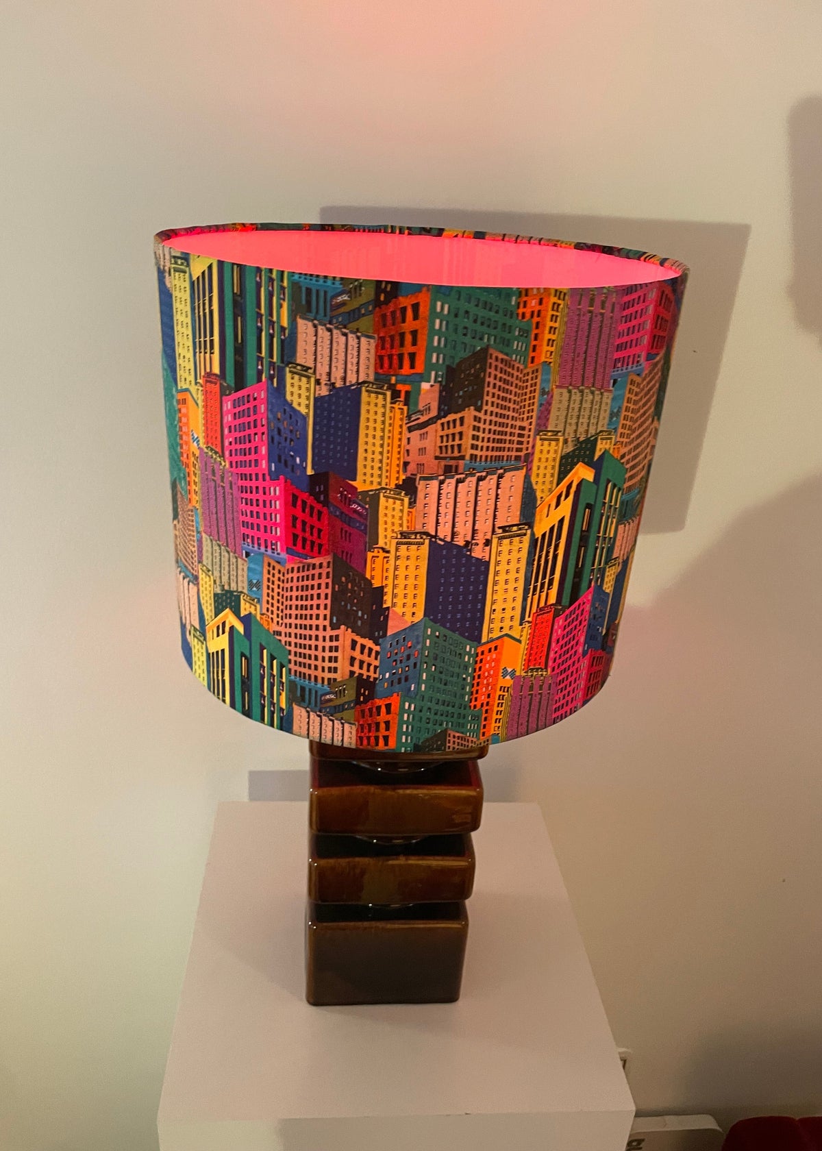 Cityscape Collection - XL Vasenlampe aus Cari Zalloni Vase - 55 cm