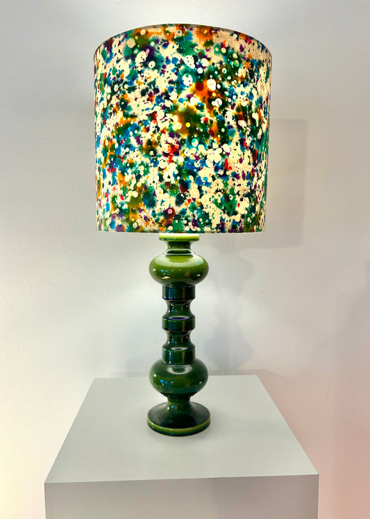 60er Jahre Tischlampe aus original Wächtersbach Vase