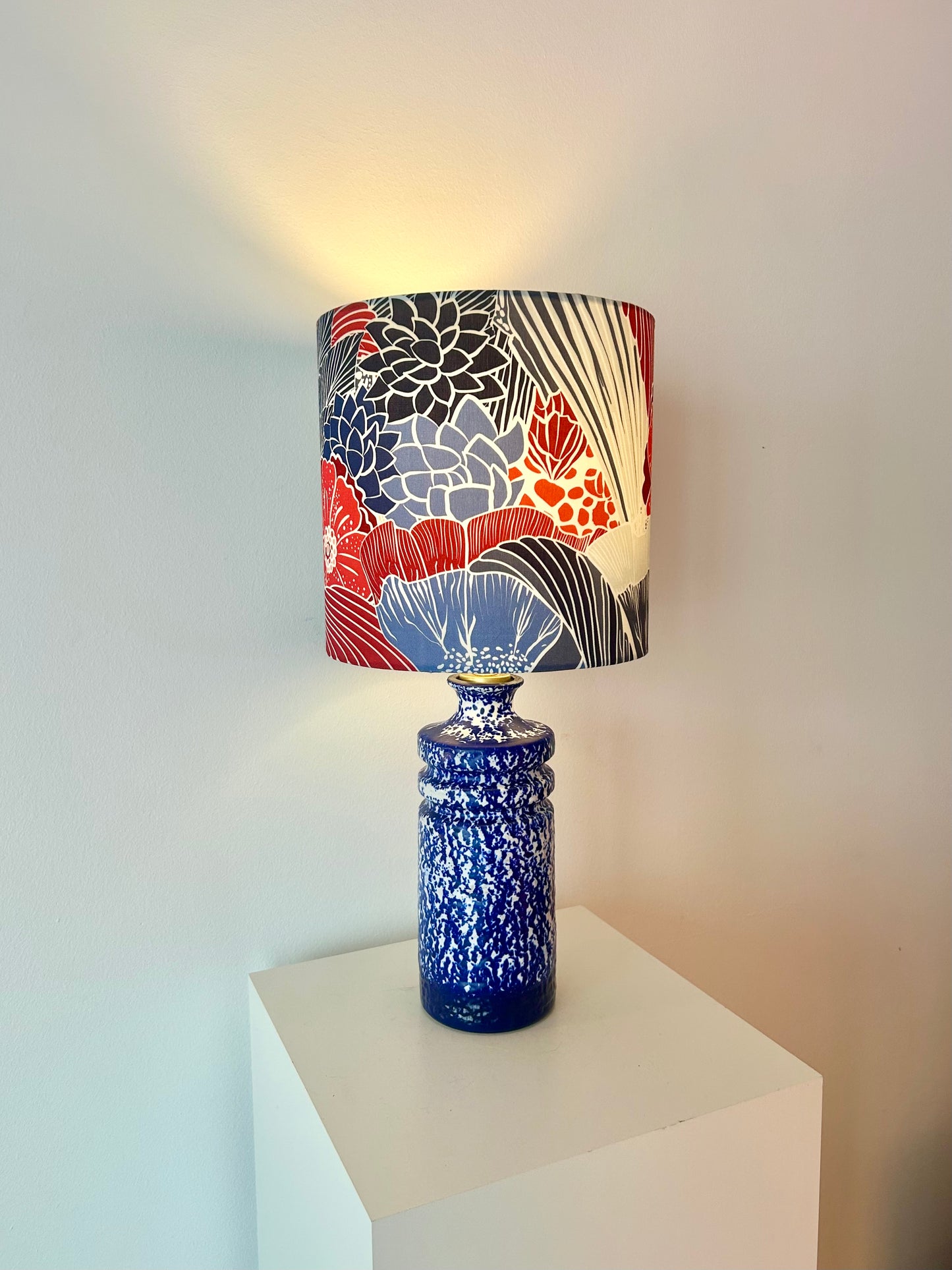 Vintage GDR vase as a table lamp