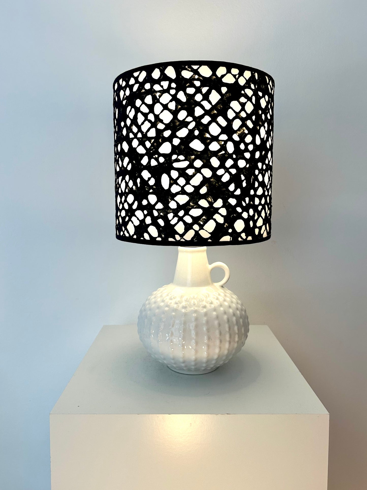Rare Jasba table lamp with Japanese shade
