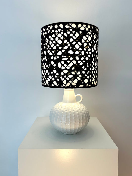 Seltene Jasba Tischlampe mit Japanschirm