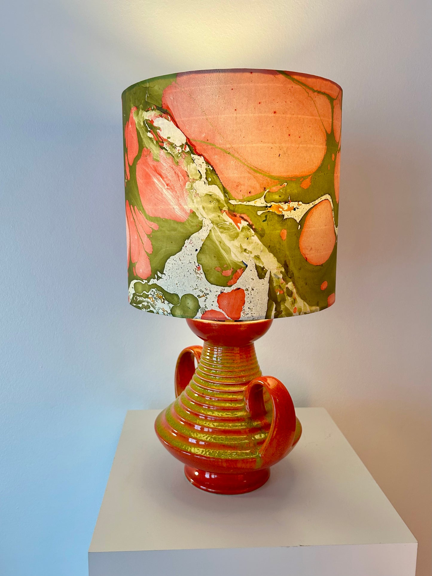 Sculptural Table Lamp from Fohr Vase - West Germany