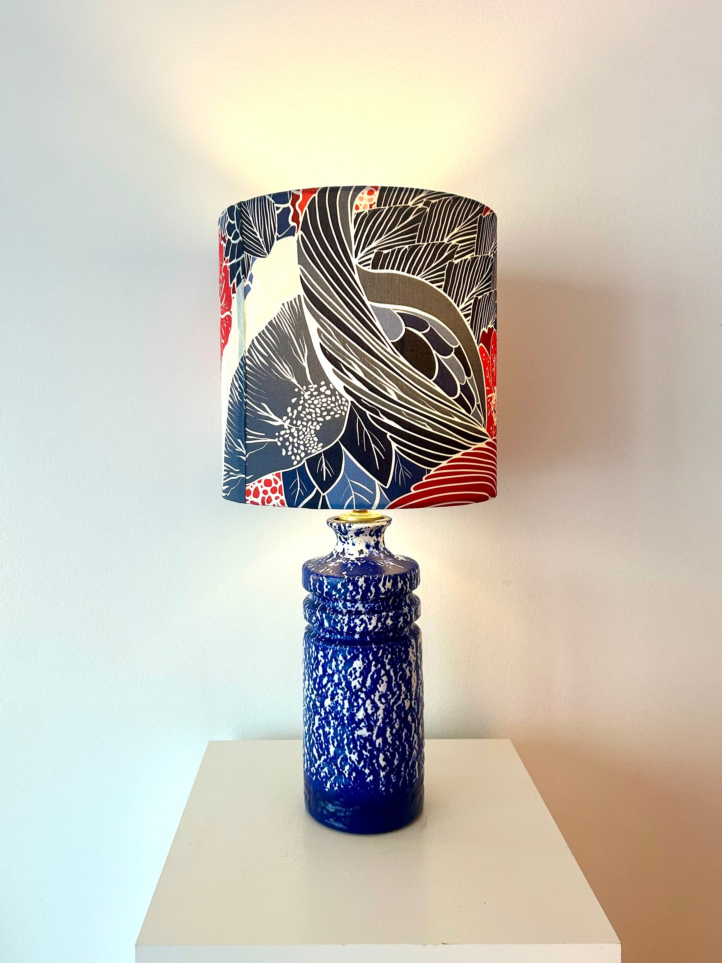 Vintage GDR vase as a table lamp