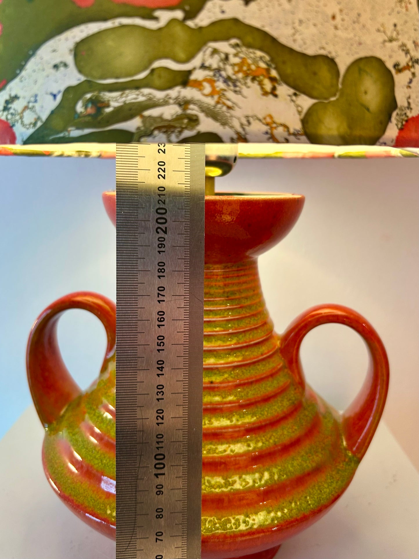 Sculptural Table Lamp from Fohr Vase - West Germany