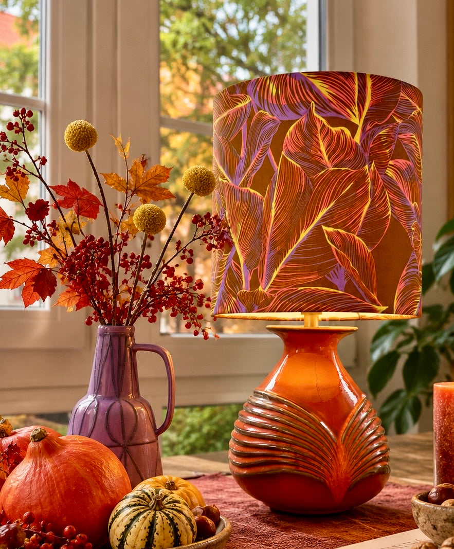 Upgecykelte Vasenlampe aus Cari Zalloni Vase von Fohr - West German Pottery