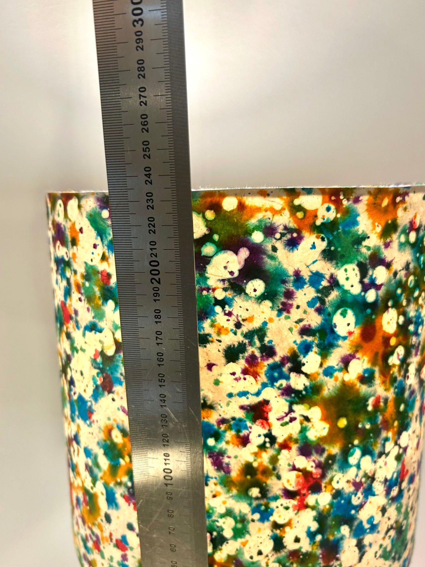 Hohe, schlanke Mid Century Tischlampe von Wächtersbach in schönstem Waldgrün