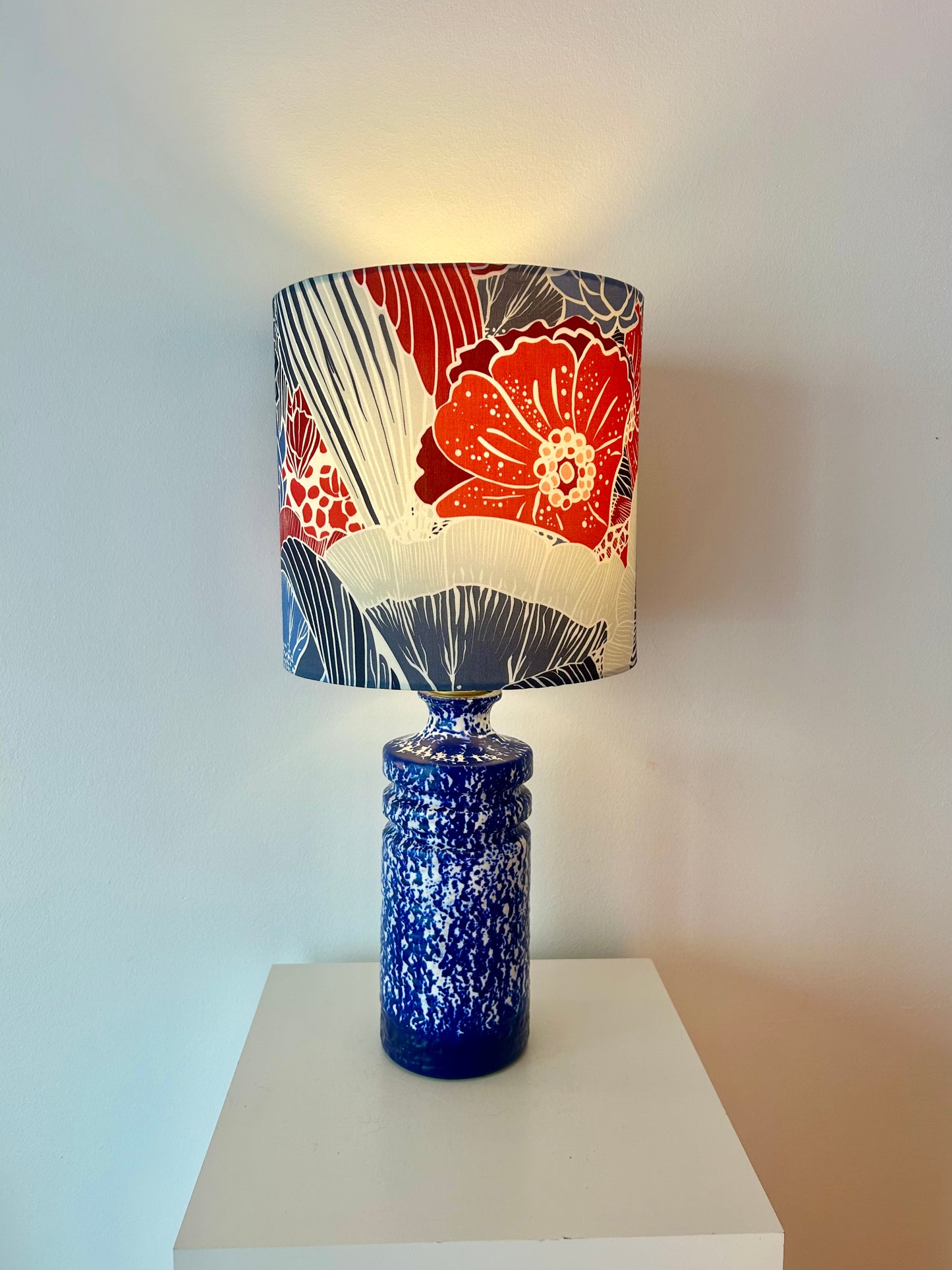 Vintage GDR vase as a table lamp