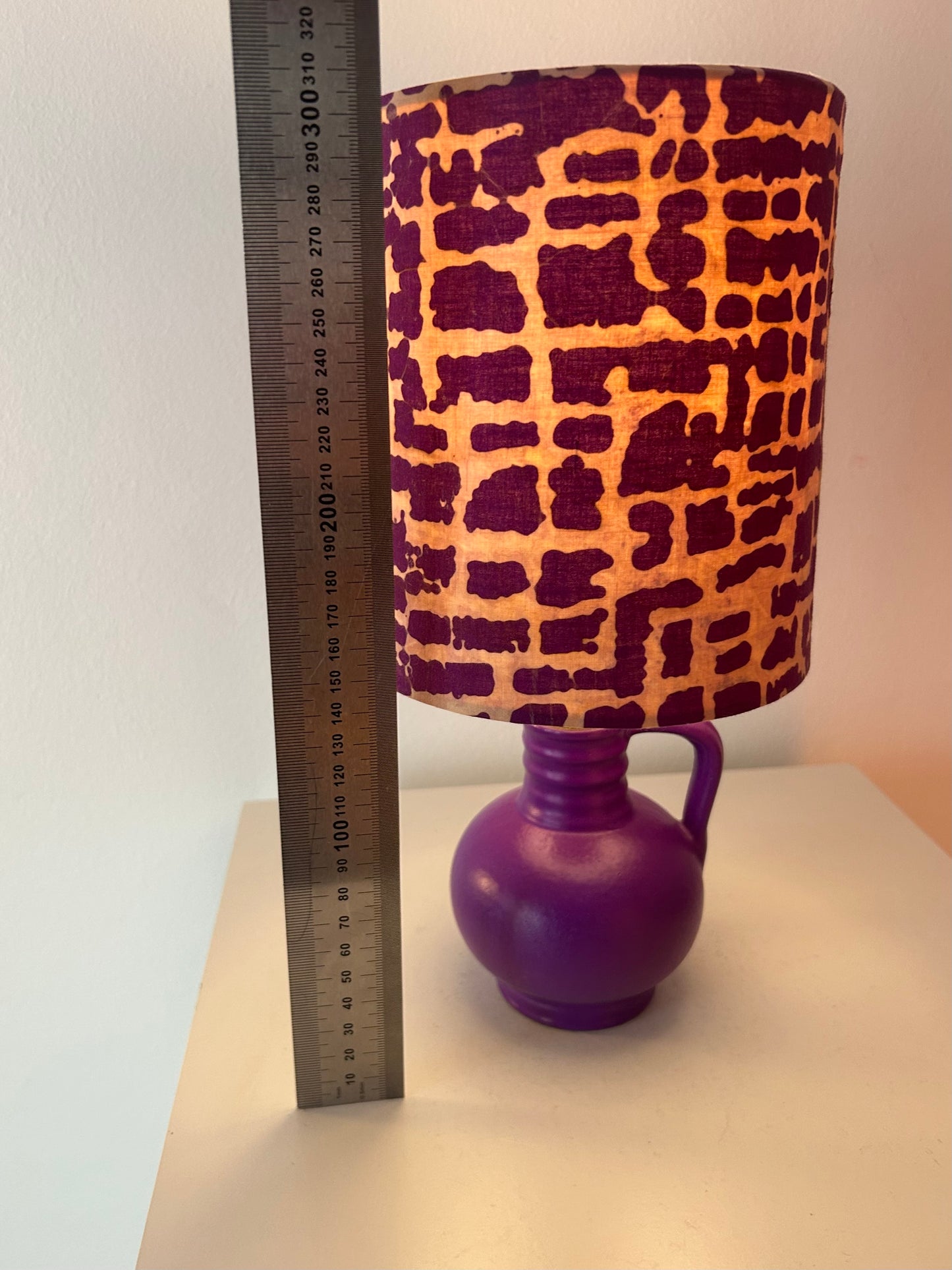 Rare Marei vase as a cordless table lamp