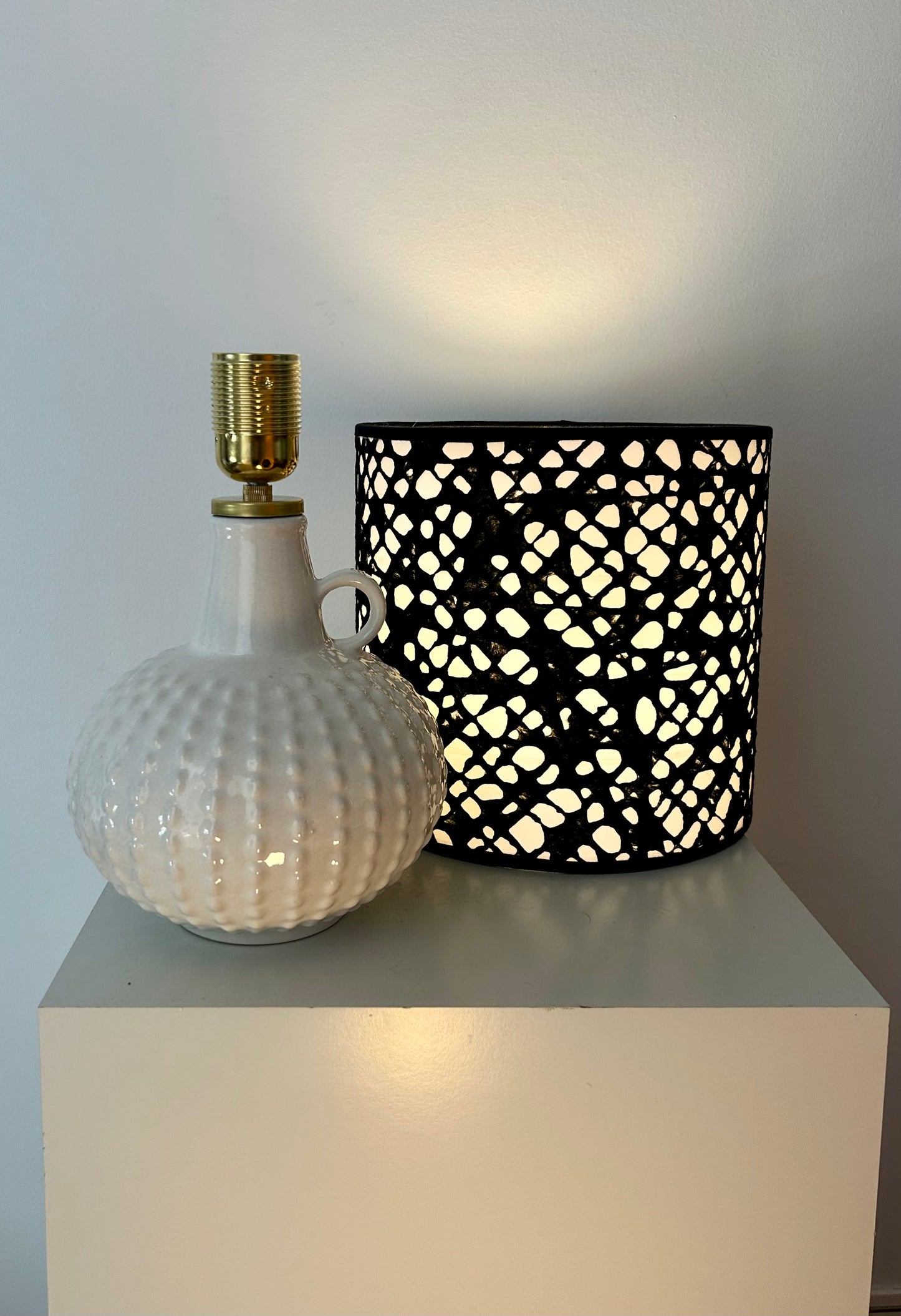 Rare Jasba table lamp with Japanese shade