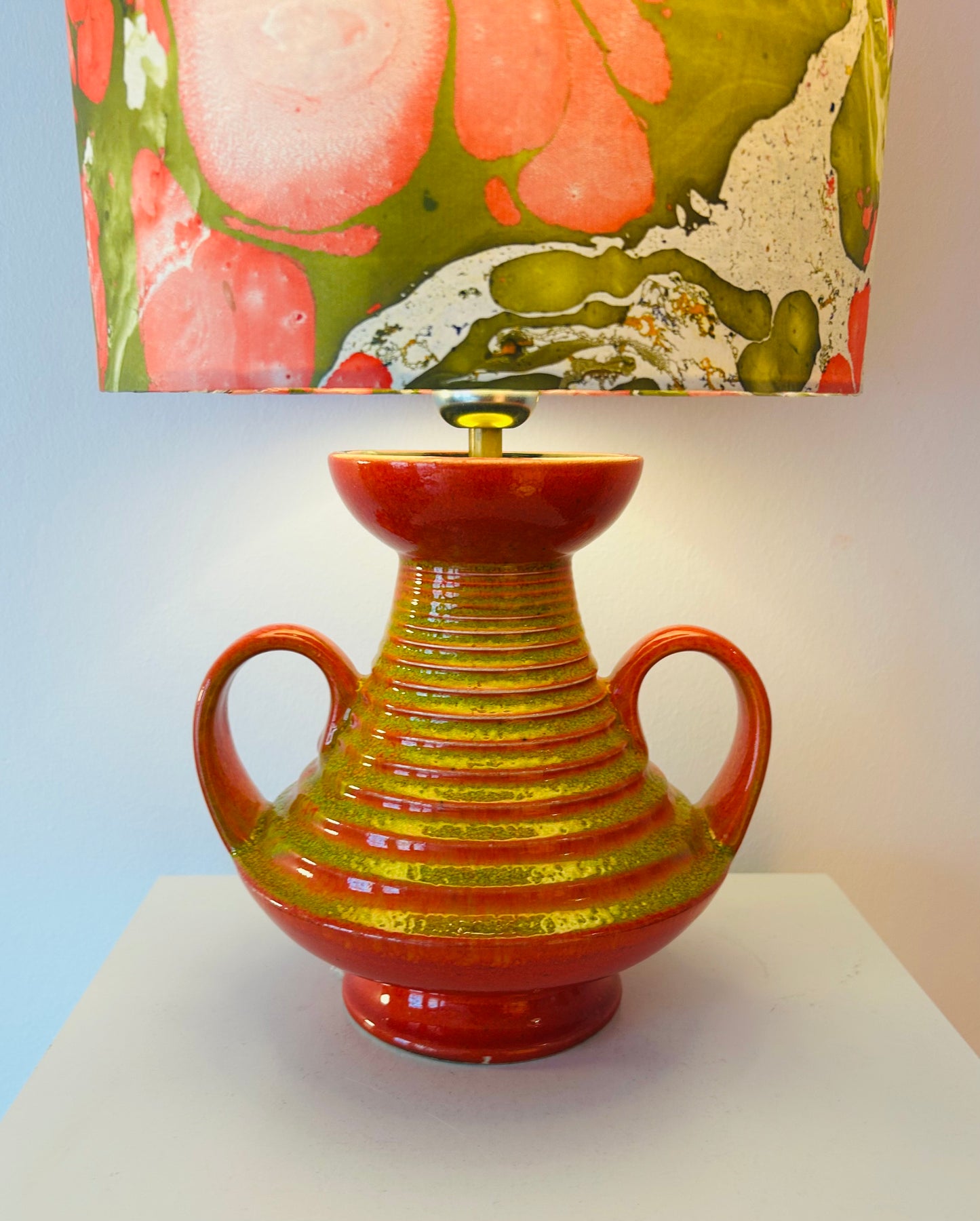 Sculptural Table Lamp from Fohr Vase - West Germany