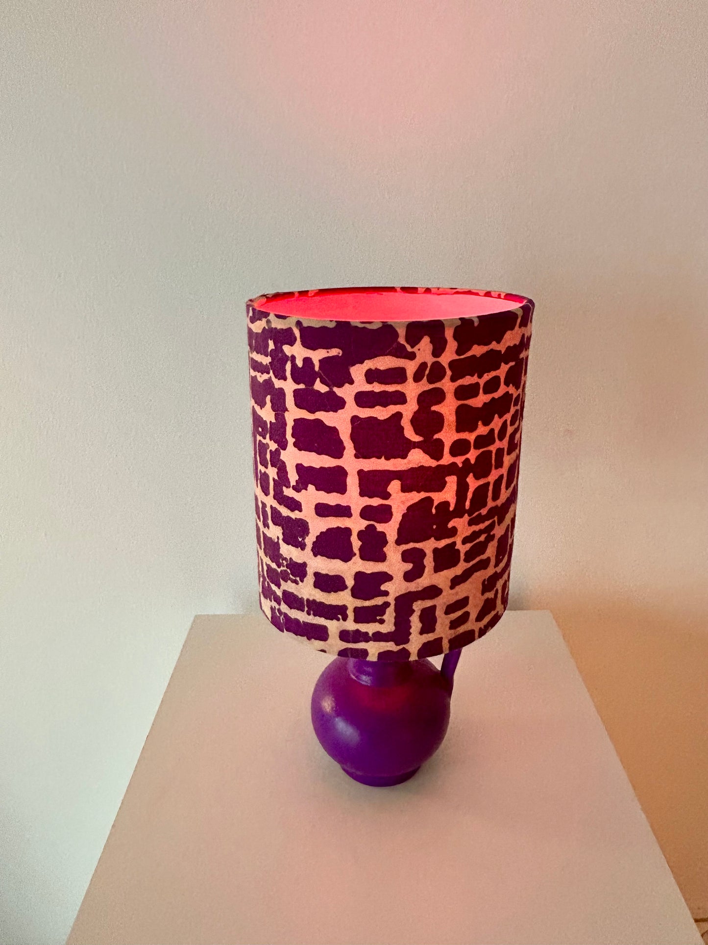 Rare Marei vase as a cordless table lamp