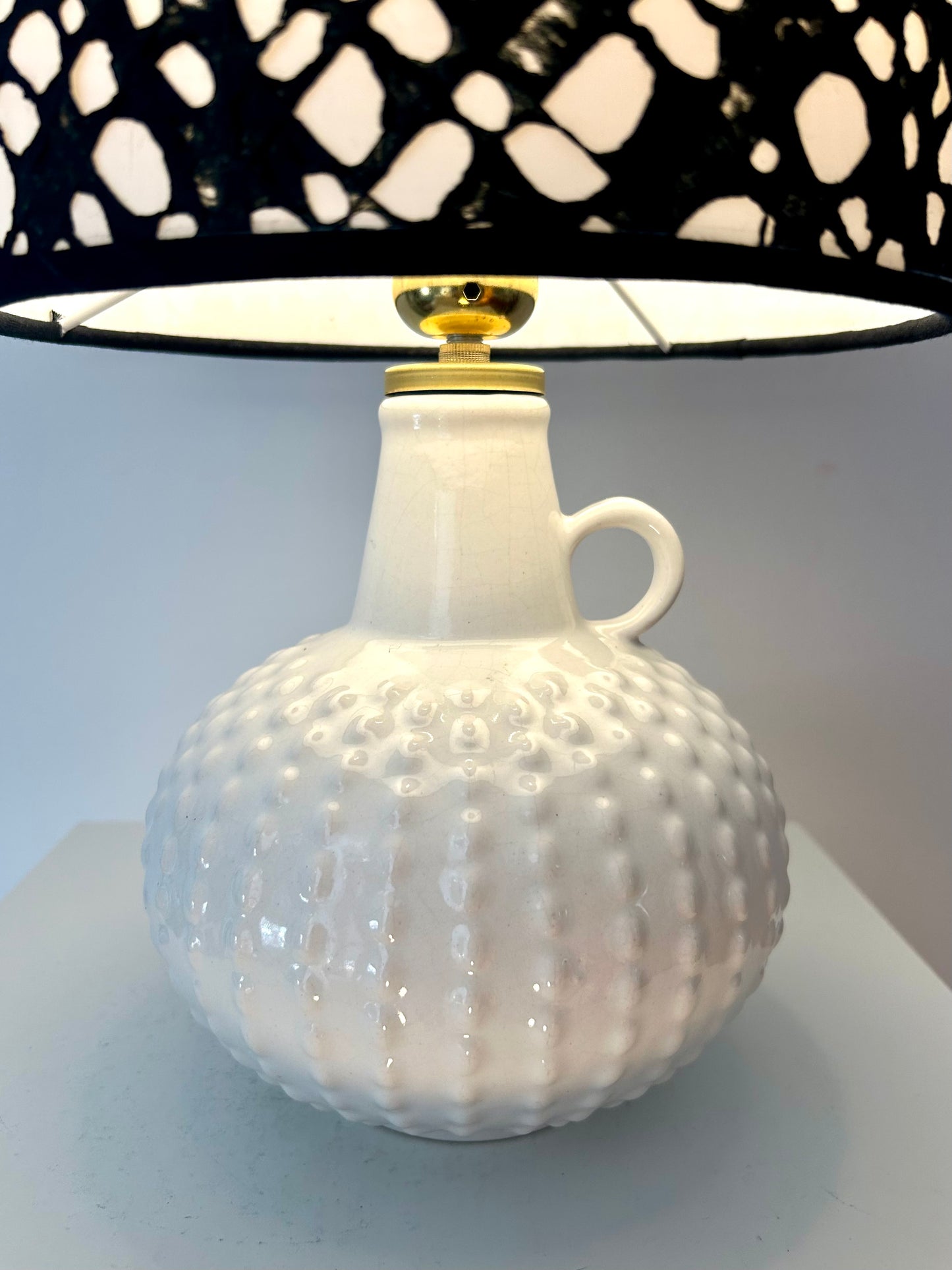 Rare Jasba table lamp with Japanese shade