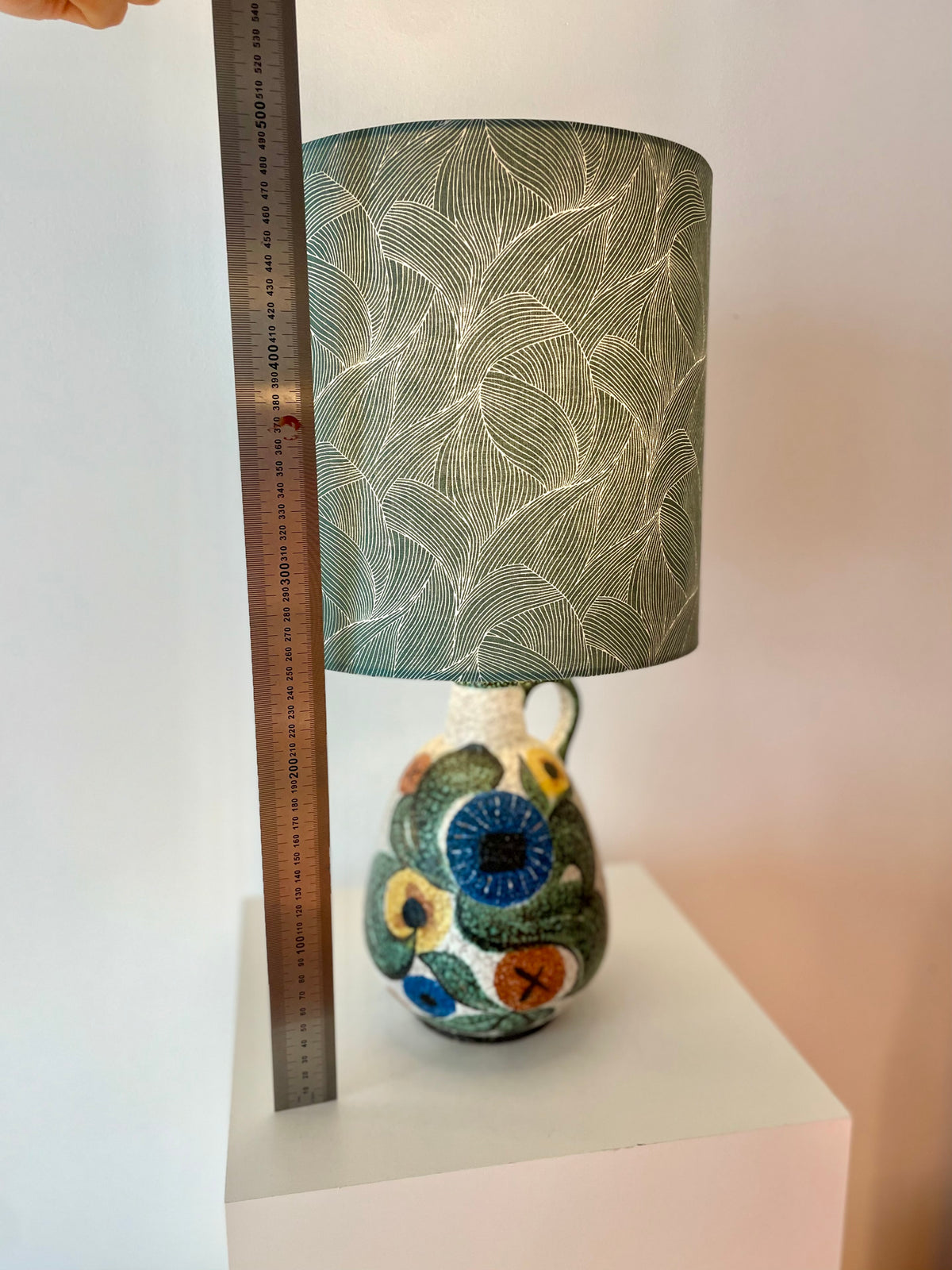 Seltene Vase von Ruscha - Design Kurt Tschörner - zu Tischlampe upgecykelt