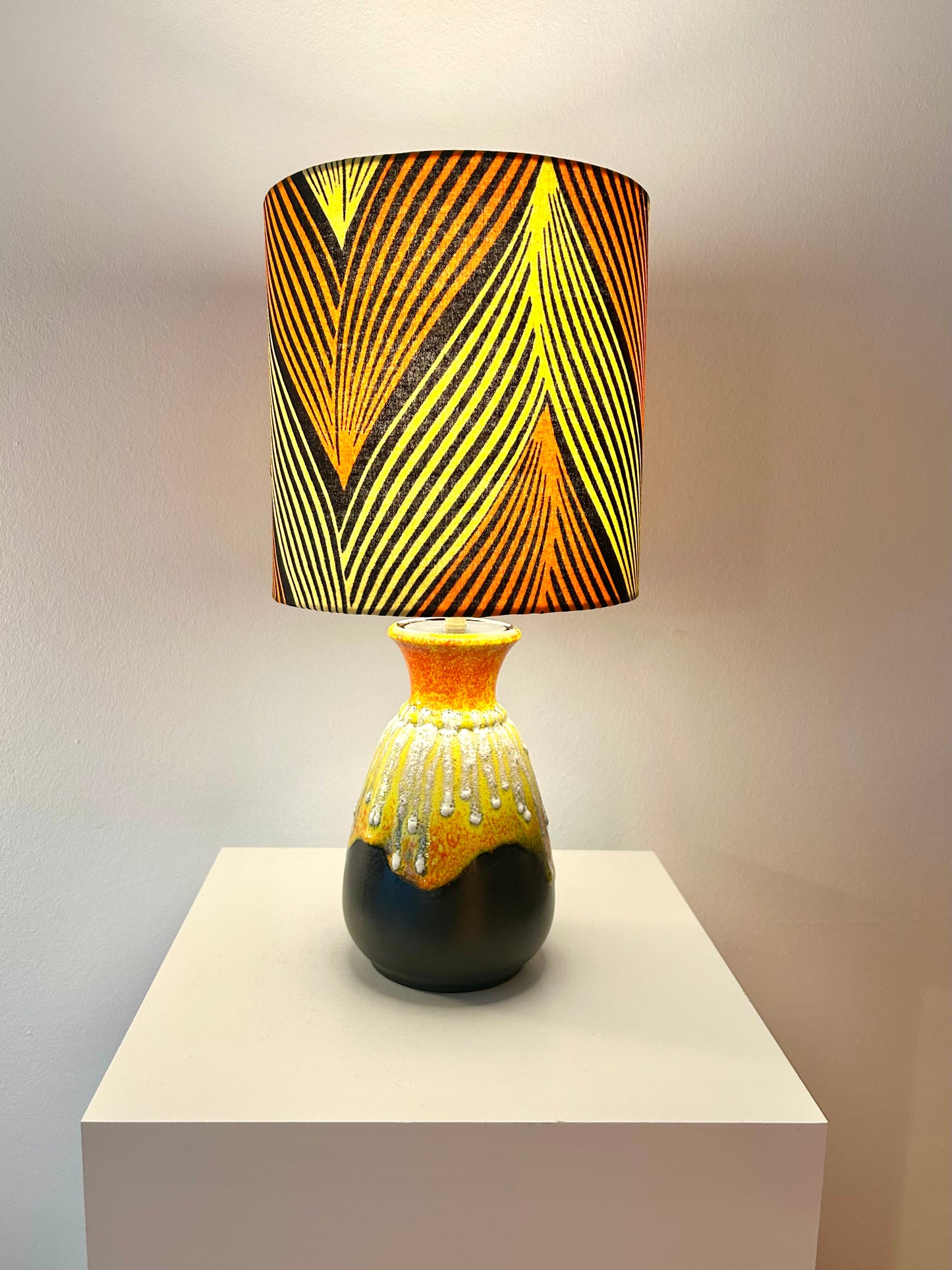 Fat Lava Bay Ceramic Lamp - Cordless LED Light