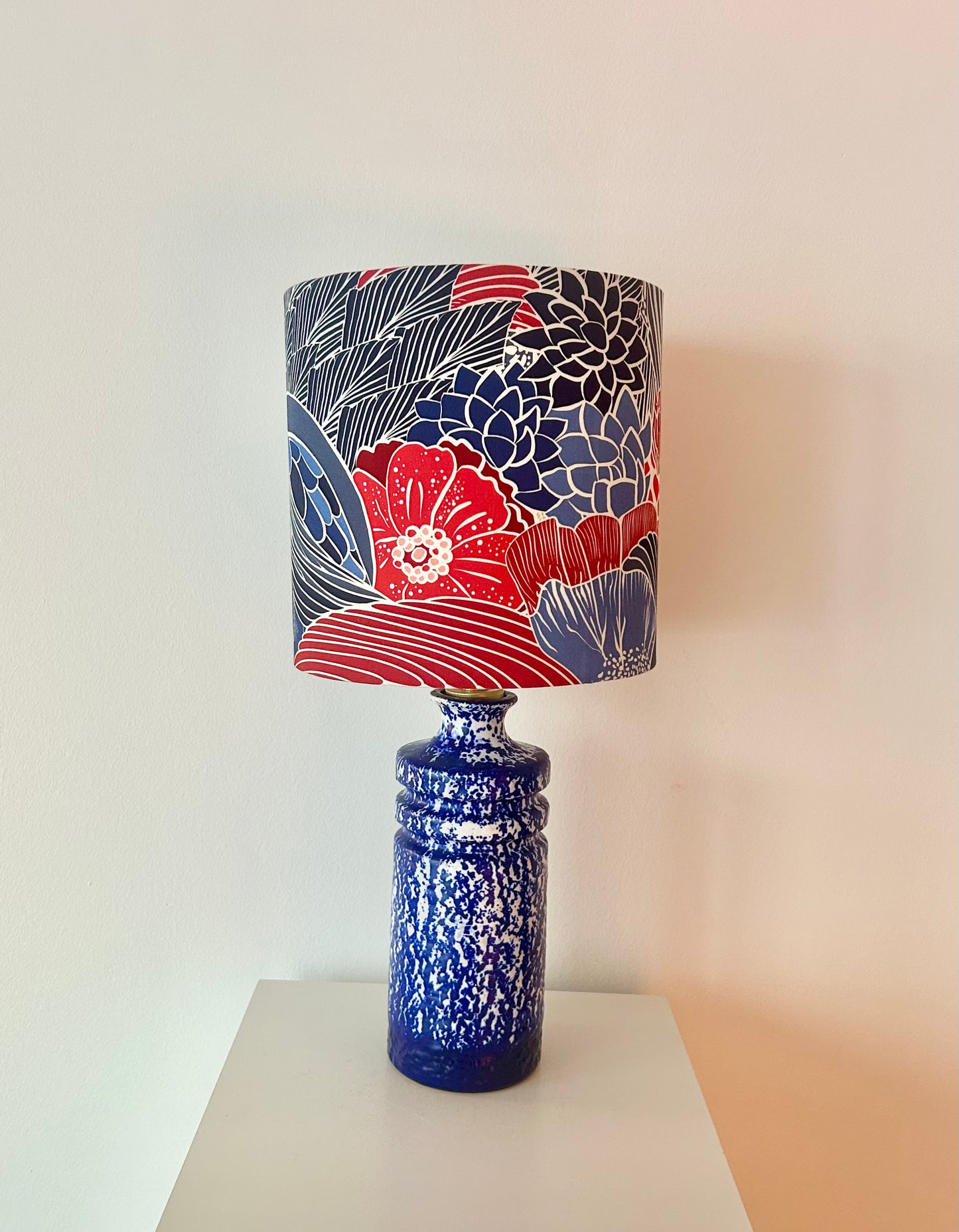 Vintage GDR vase as a table lamp